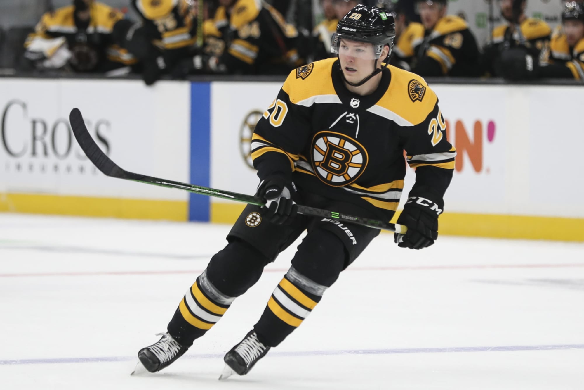 Boston Bruins Curtis Lazar Back on the Ice Ahead of Road Trip – Black N'  Gold Hockey