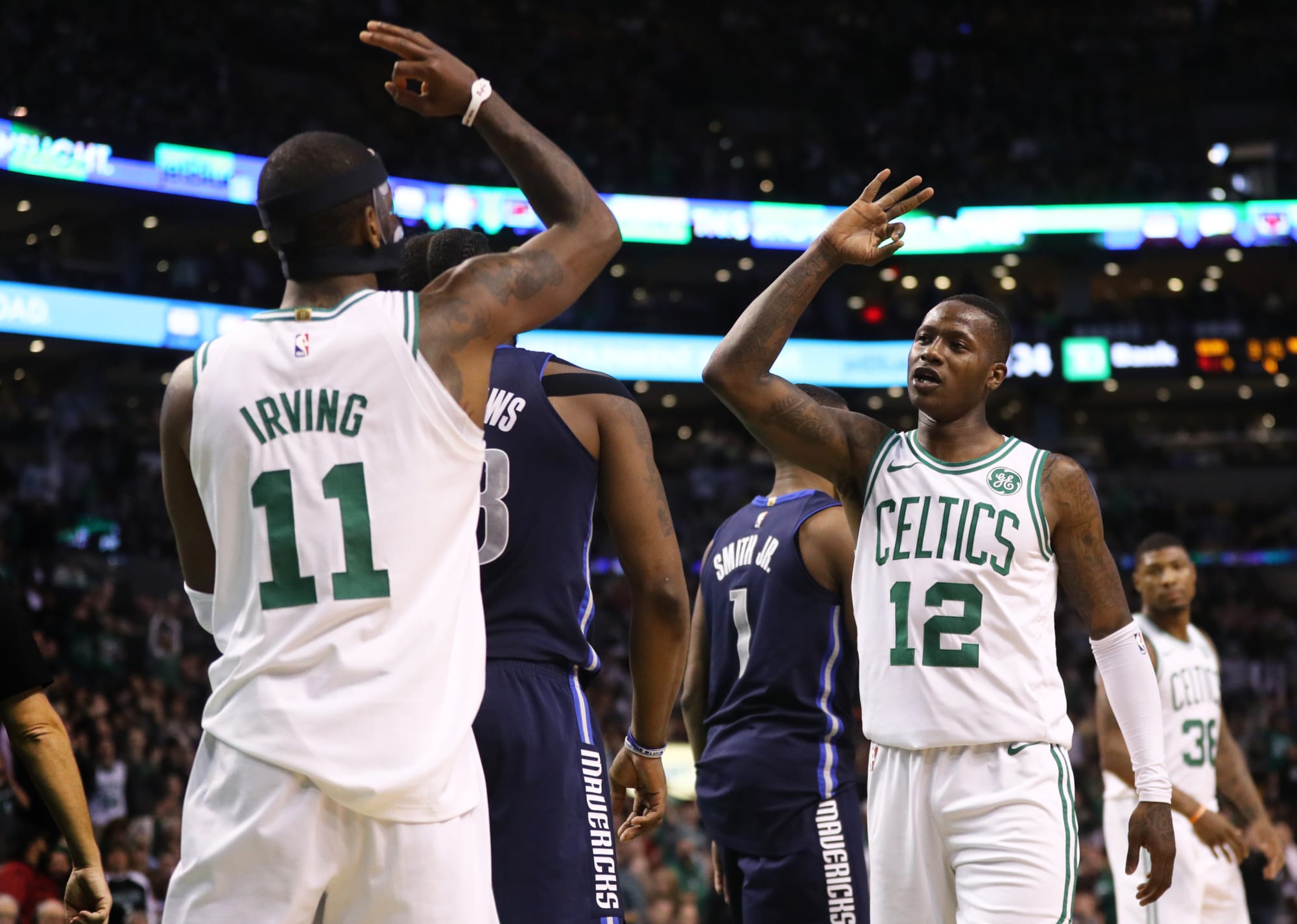 Celtics guard Terry Rozier gets last laugh, shows up to Game 1 in