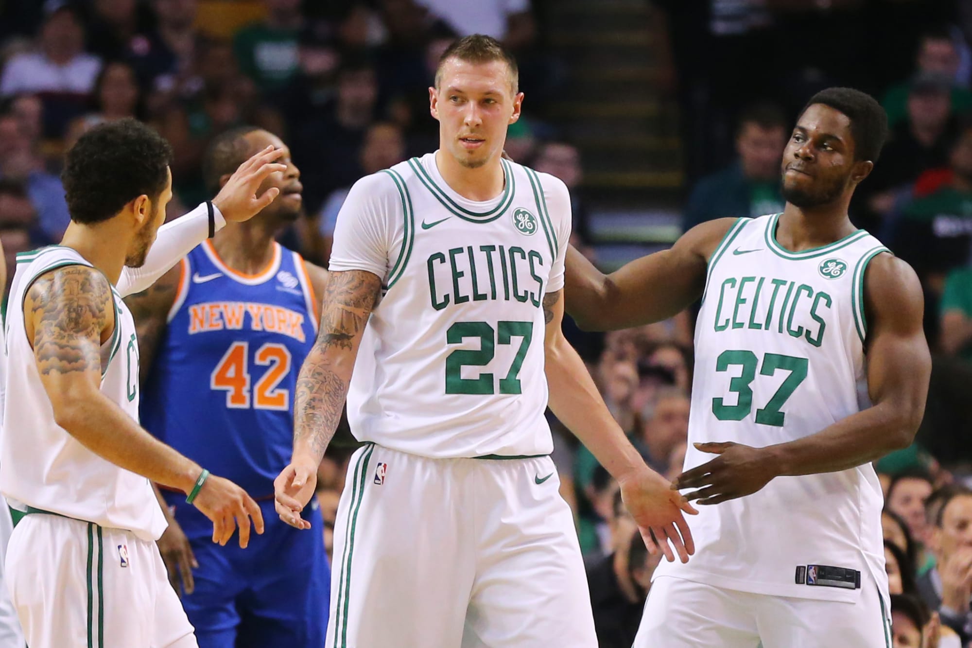 Boston Celtics Daniel Theis Providing Team With Intensity Off Of The Bench