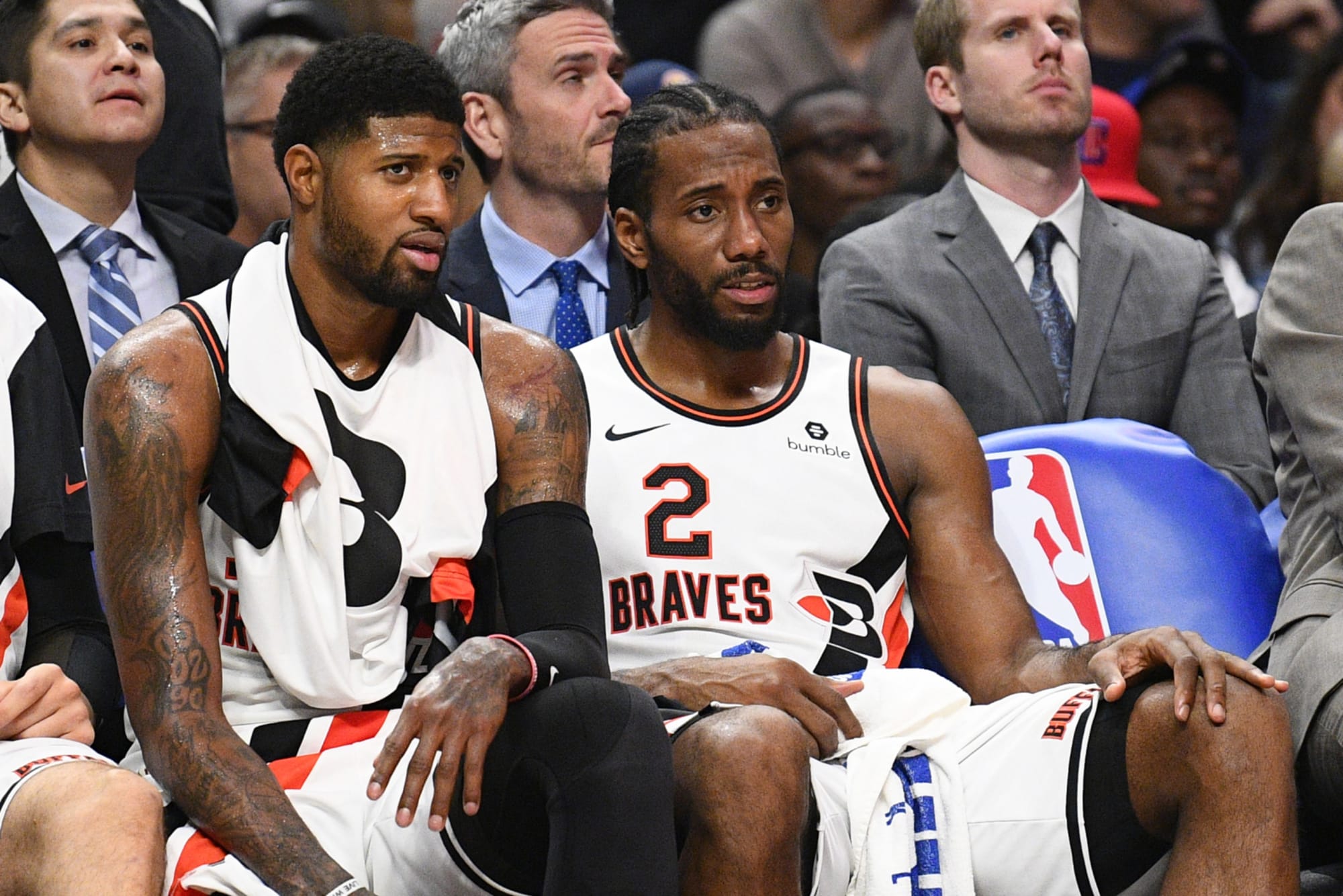 Kawhi Leonard, Paul George traveling for Clippers' road trip but out  Saturday - ESPN