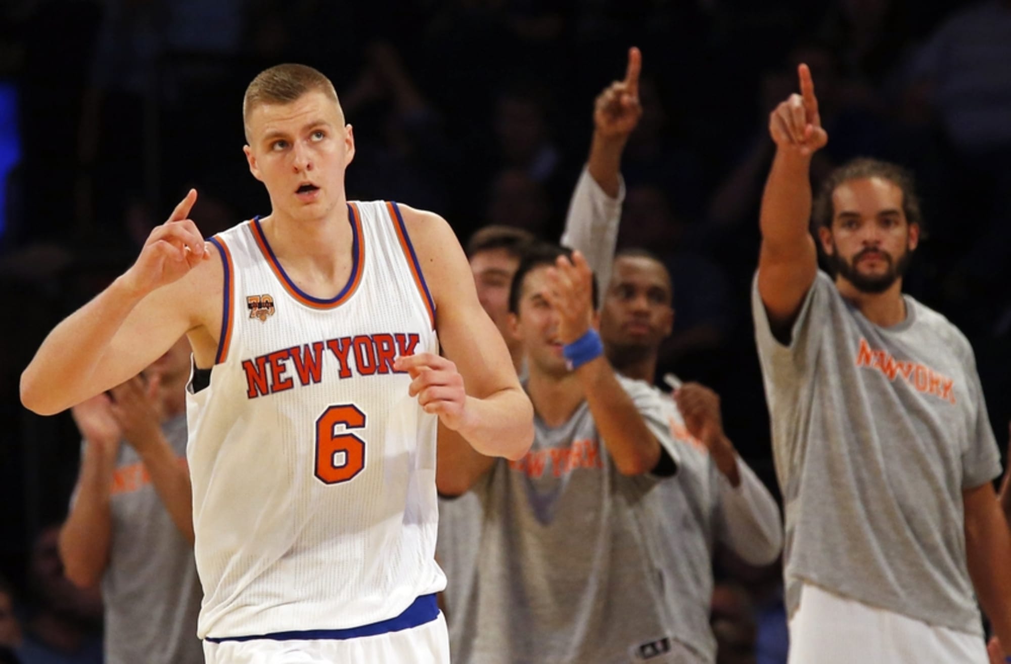 New York Knicks rookie Kristaps Porzingis fourth in jersey sales this season  - ESPN