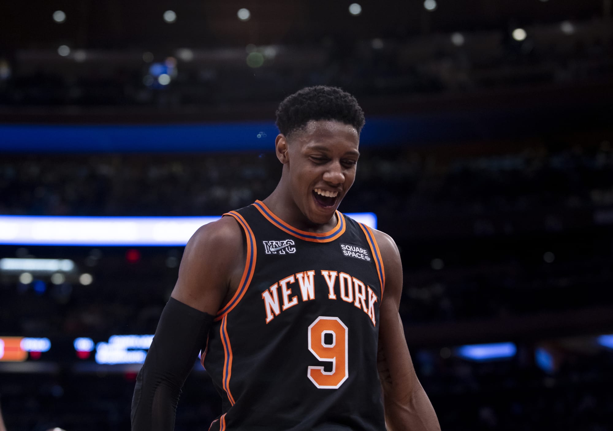 RJ Barrett: I'm honoured and blessed to be at the New York Knicks for four  more years