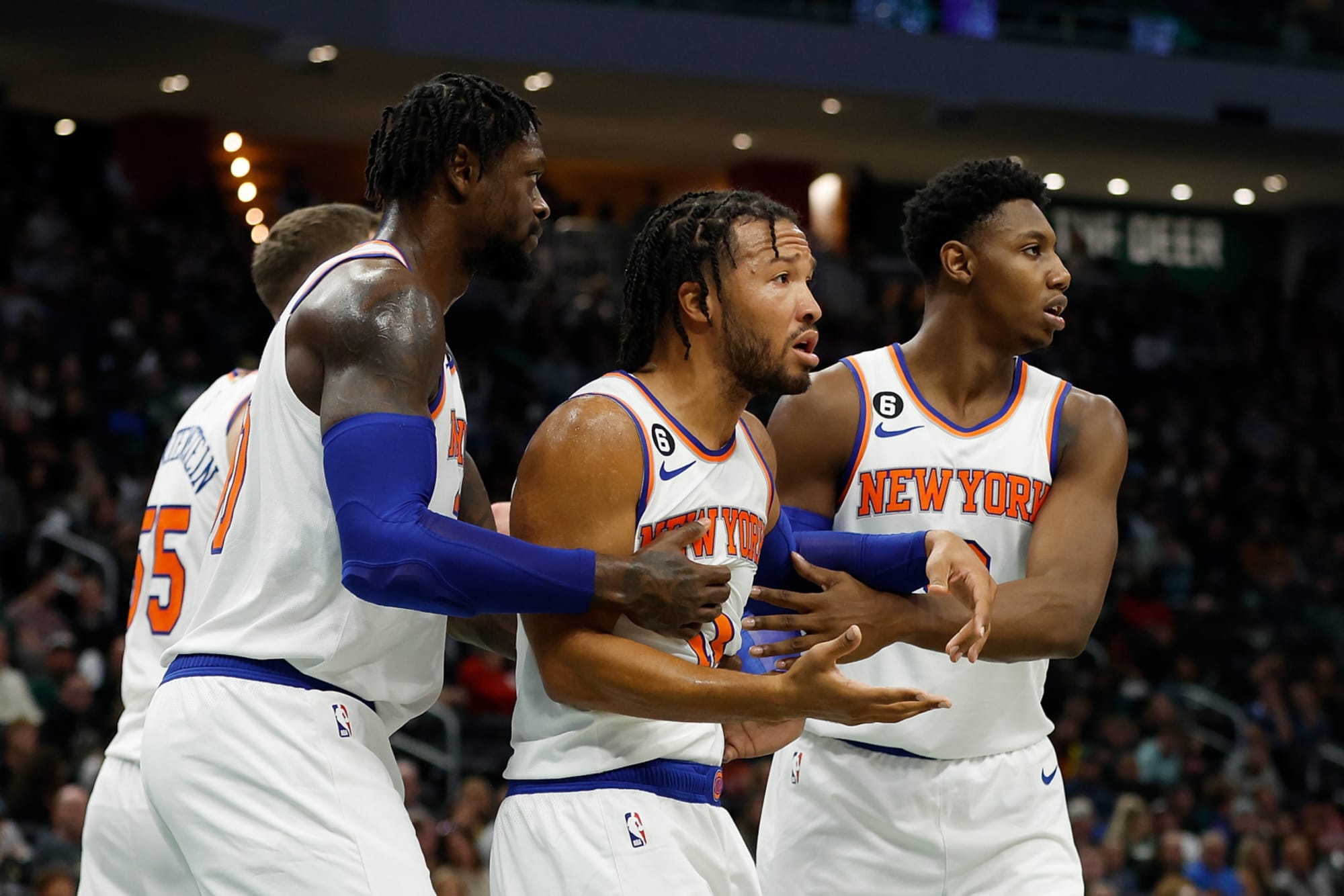 KNICKS ARE ADVANCING TO THE SECOND ROUND FOR THE SECOND TIME IN THE LAST 23  YEARS. FACING EITHER MILWAUKEE/MIAMI. - #KnicksFeed #KnicksTape