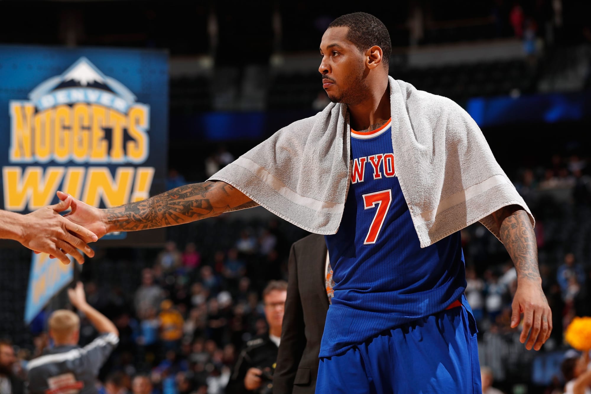 Carmelo Anthony traded to New York Knicks in blockbuster deal – The Denver  Post
