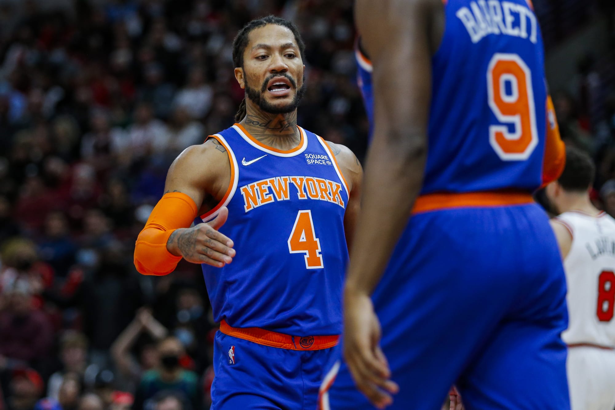 Who was Knicks’ Derrick Rose referring to with latest comments on 2021-2022 failures?