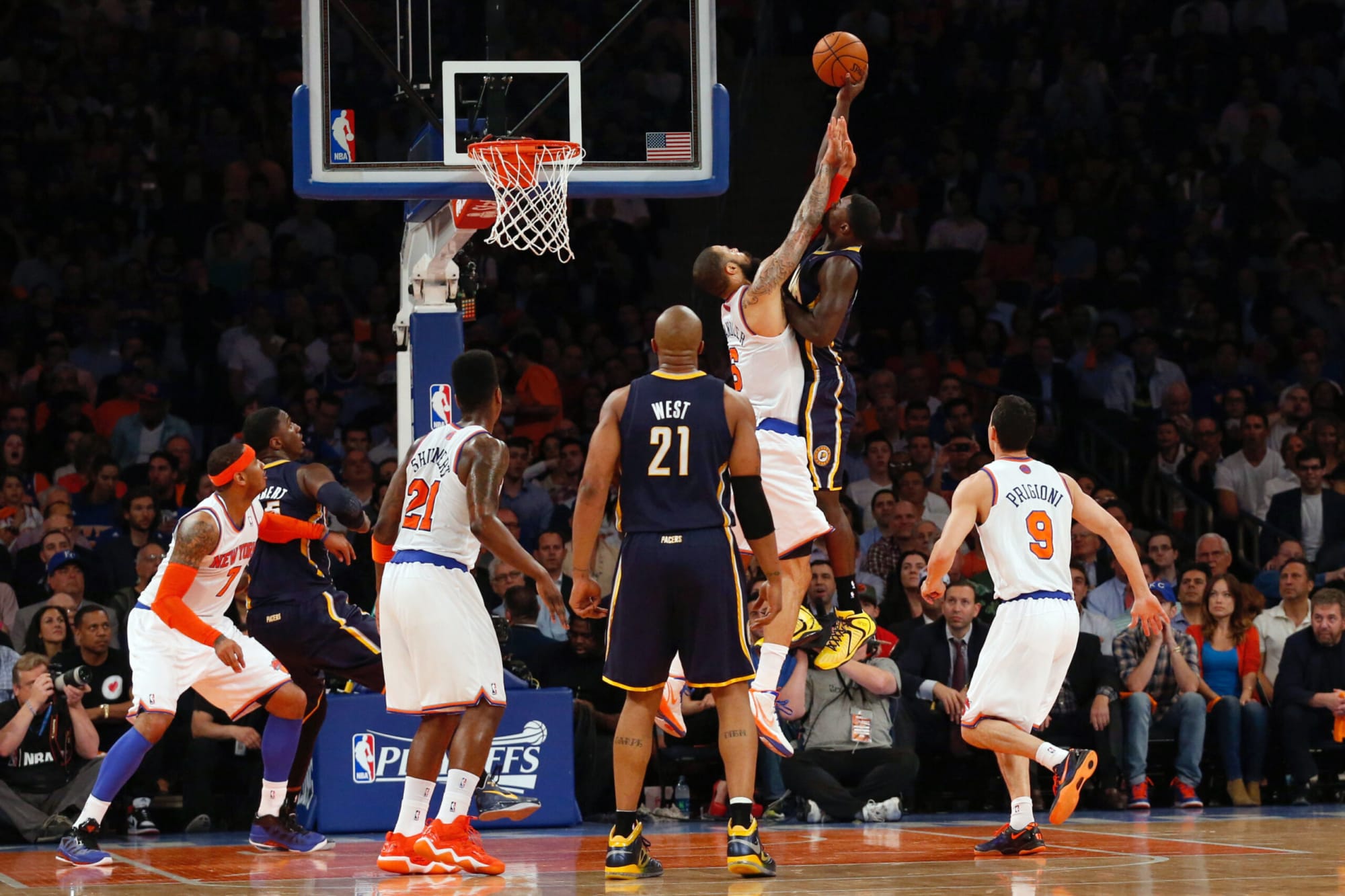 NBA PLAYOFFS: New York Knicks fall in Game 6; Indiana Pacers win