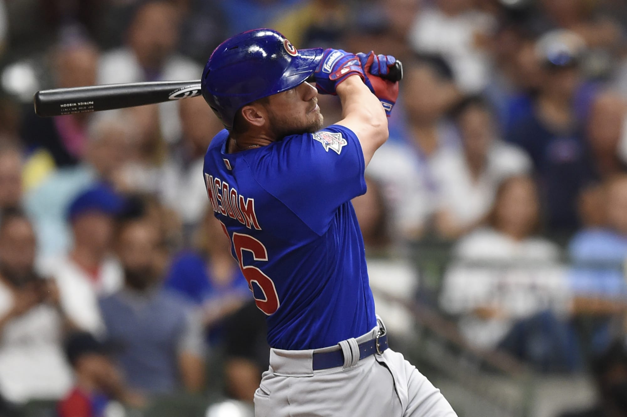 Wisdom sets Cubs rookie record with 27th HR, beat Brewers
