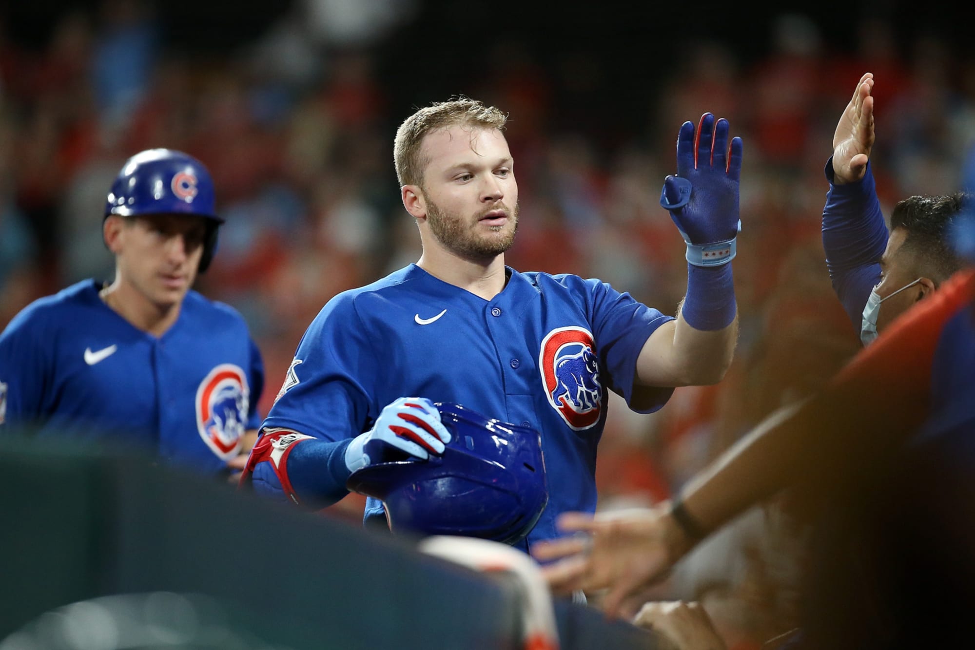 Cubs roster move: Frank Schwindel to injured list, Alfonso Rivas