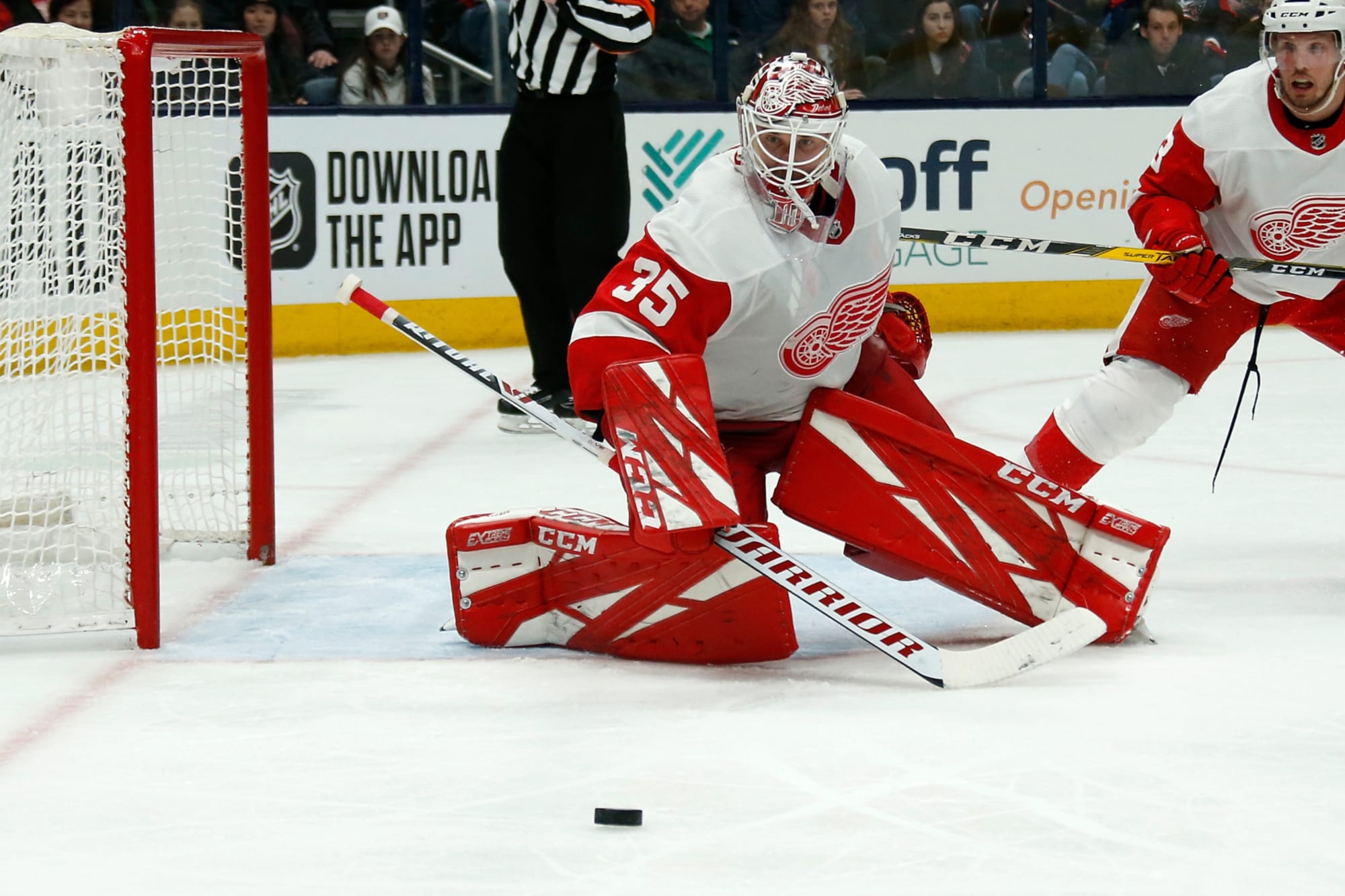 Jimmy Howard will represent the Detroit Red Wings in San Jose