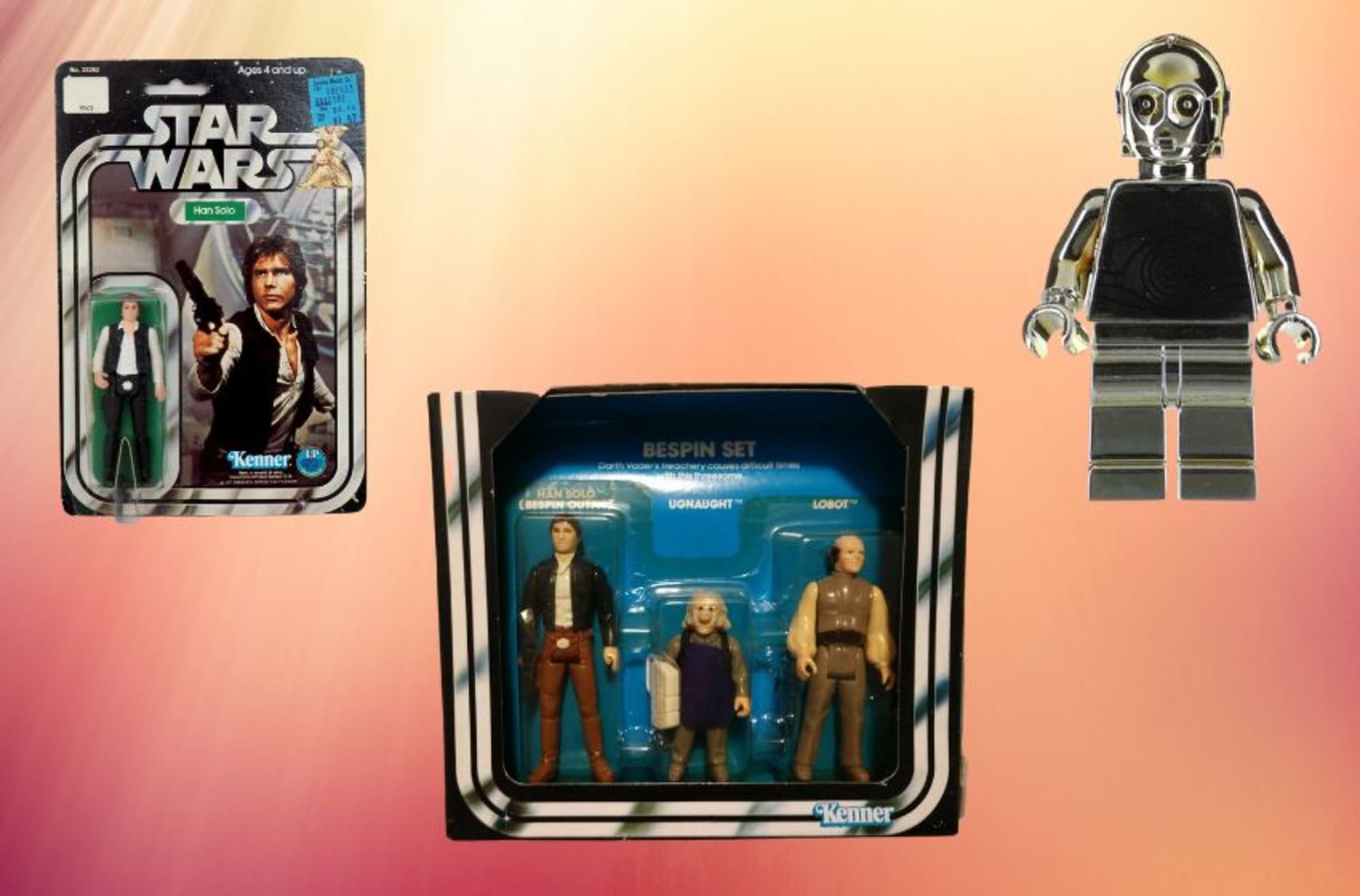 Lot 20 prototype Lightsaber blue For Star Wars Clone Trooper 3.75'' Figure toys 