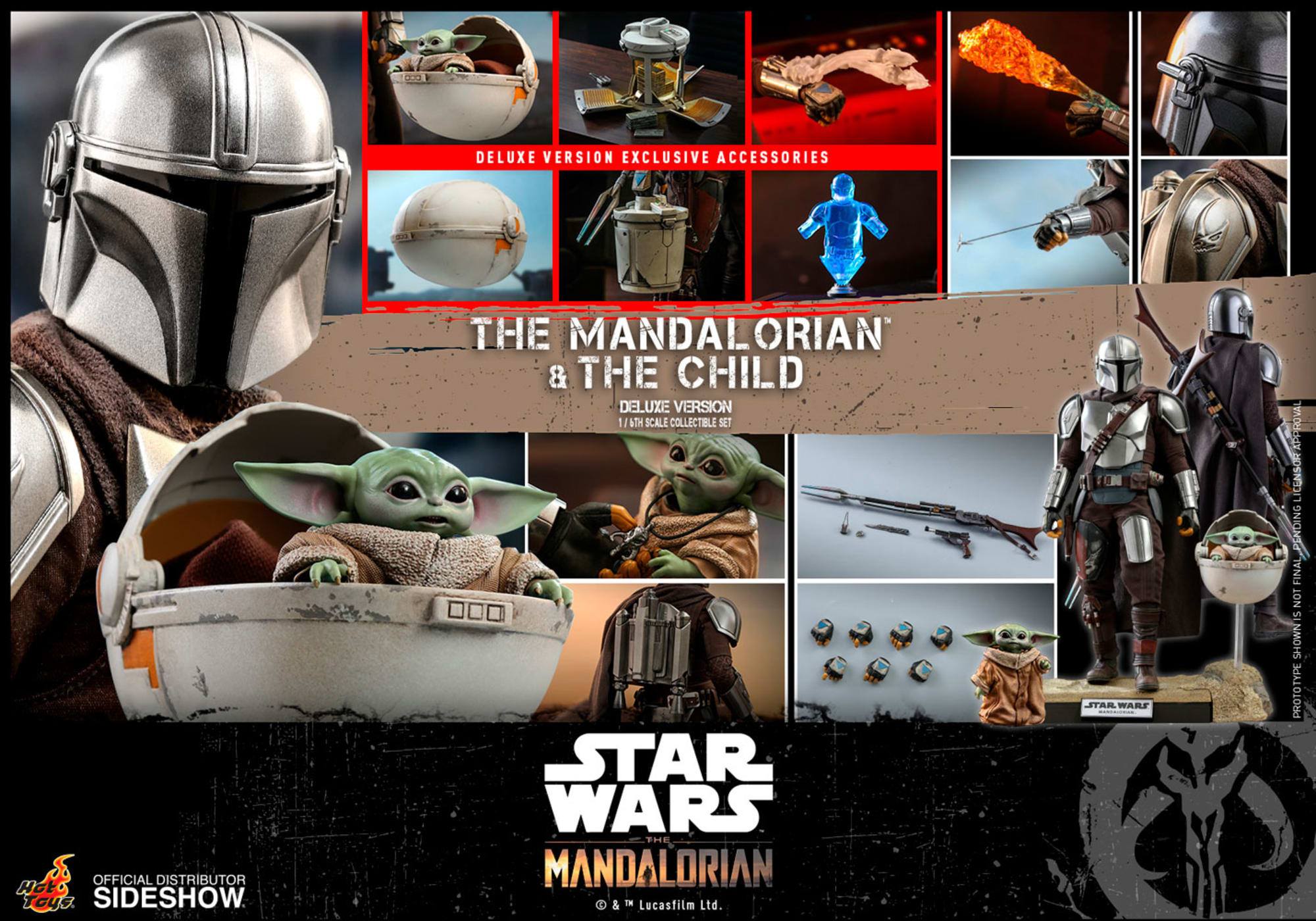 Mandalorian and Baby Yoda Figure Set From Hot Toys Coming Soon