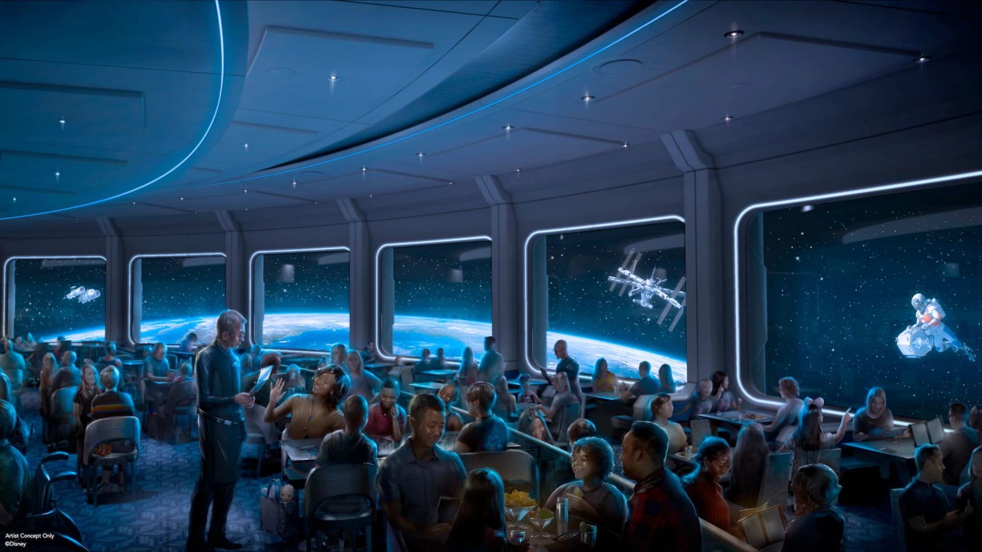 First look at EPCOT’s Space 220 restaurant looks straight out of Star Wars