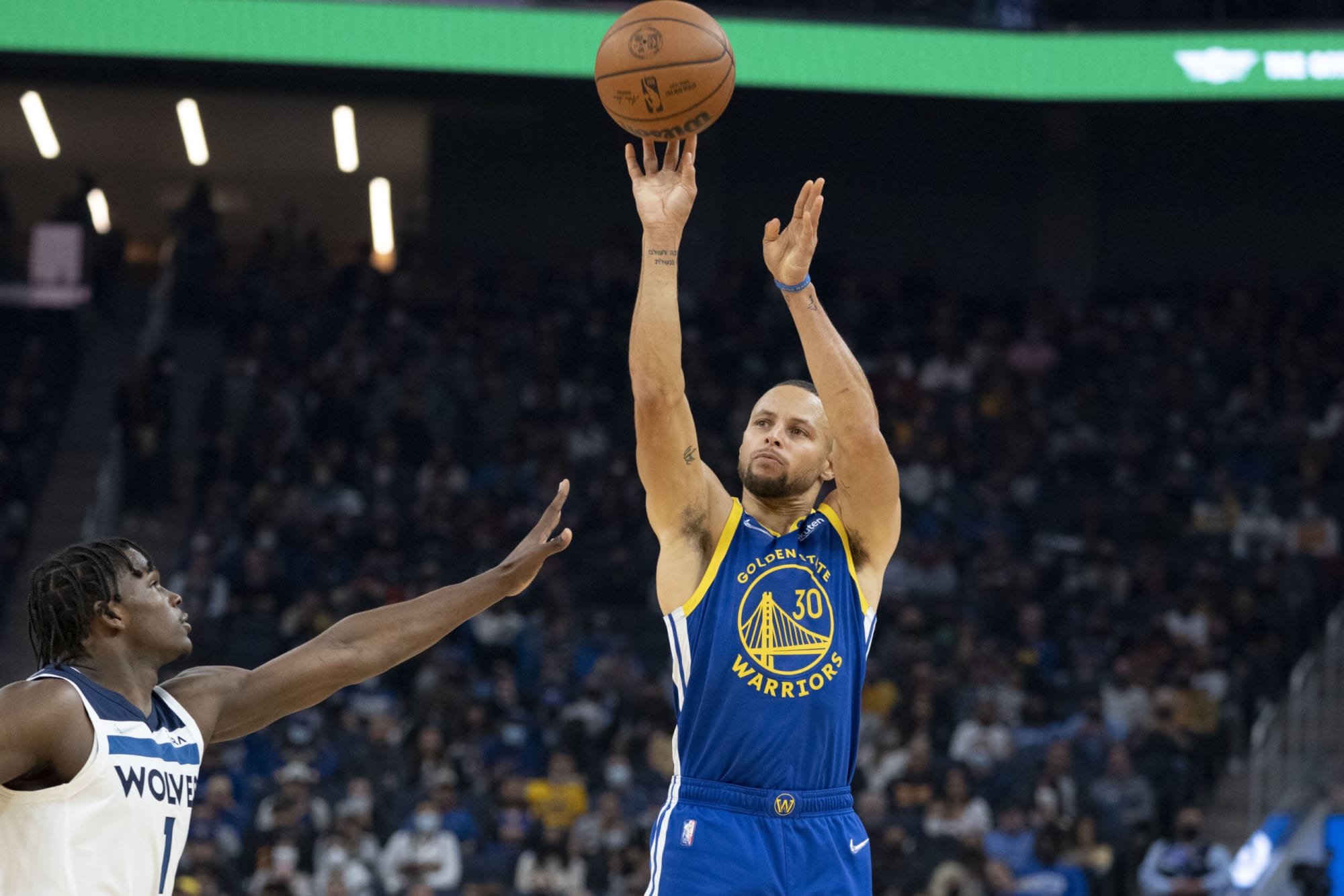 Stephen Curry on Anthony Edwards being special early on: 'There were just  plays that he made that nobody else really could