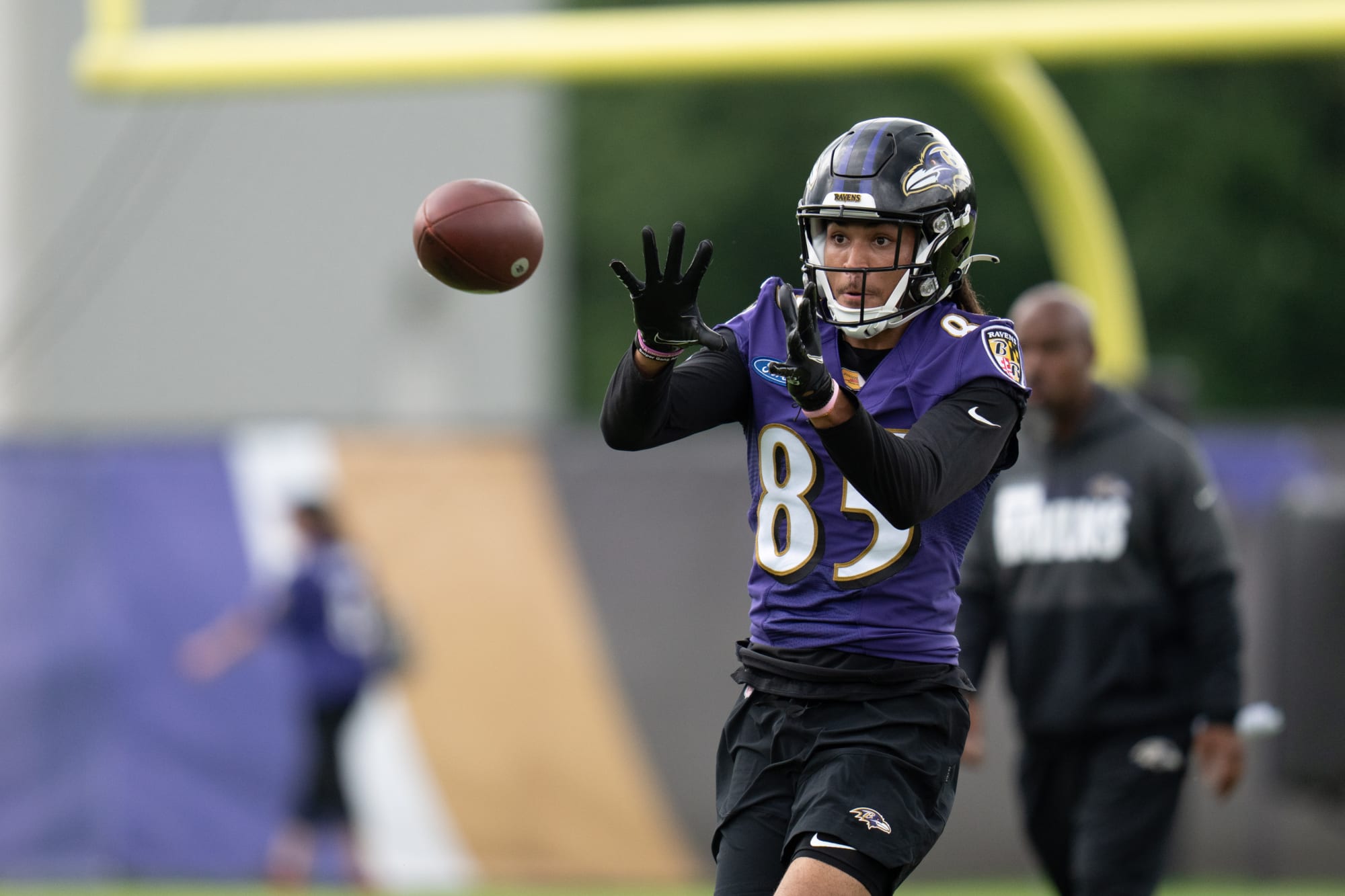 Ravens WR Shemar Bridges hoping to secure a 53-man roster spot