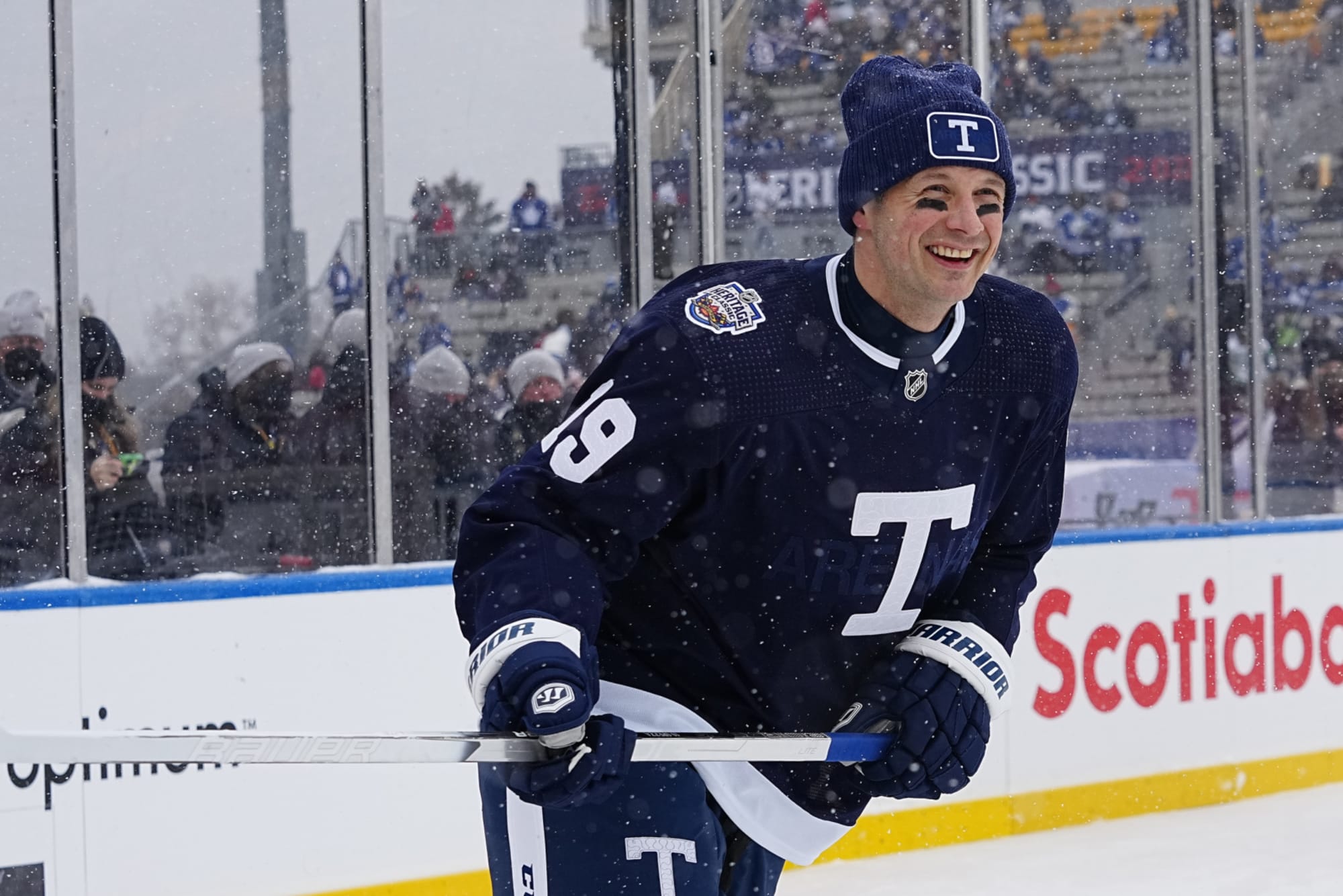 Jason Spezza Toronto Maple Leafs Unsigned Hat Trick Goal Celebration  Photograph