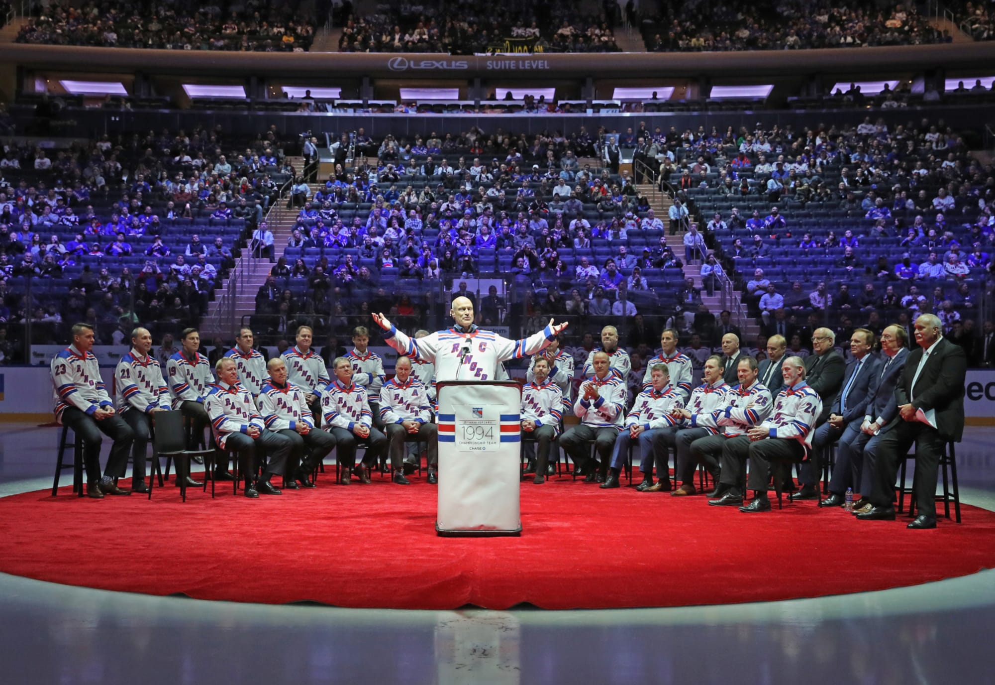 Rangers celebrate 25th anniversary of '94 Stanley Cup team