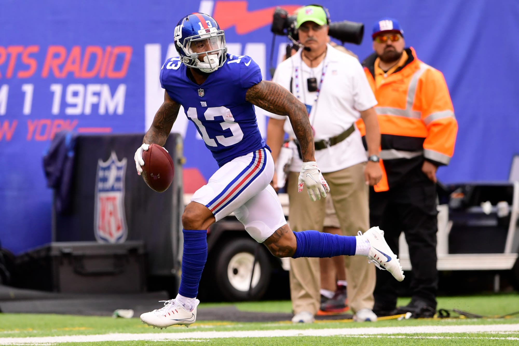 Giants owner John Mara tells Odell Beckham to play more and talk