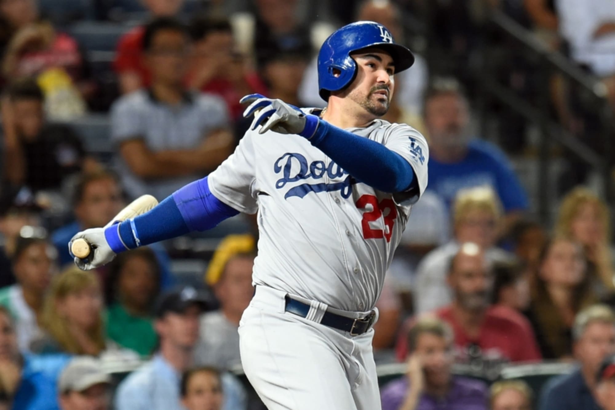 Los Angeles Dodgers Adrian Gonzalez takes MLB RBI crown