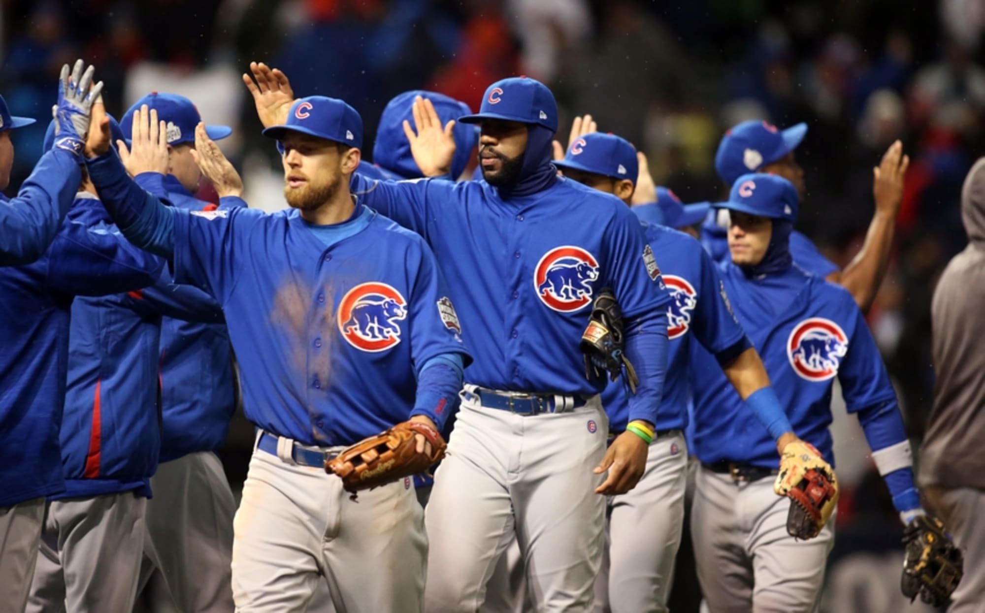 World Series: Cubs credit Jason Heyward rain delay speech in win