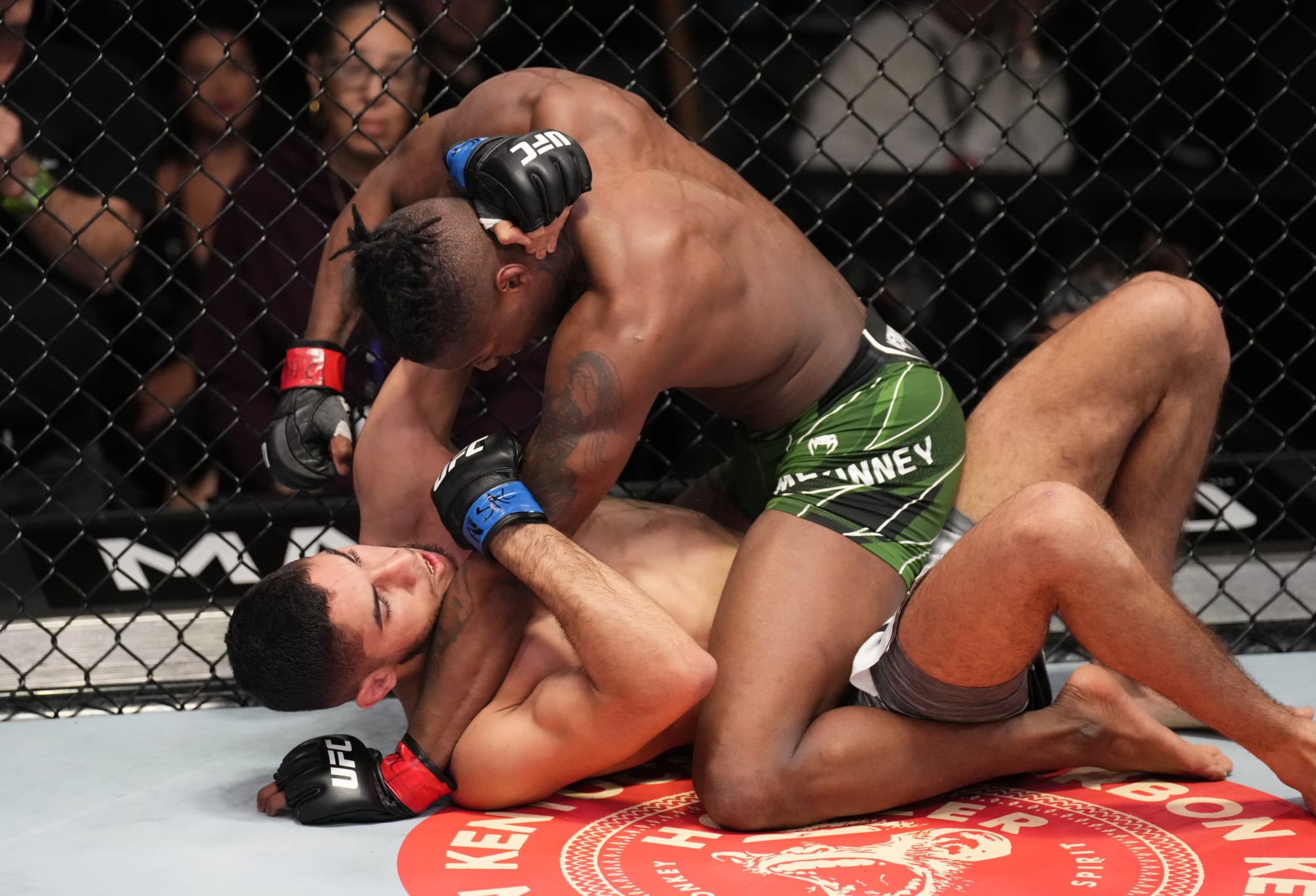Terrance McKinney shows off grappling in quick submission of Fares Ziam