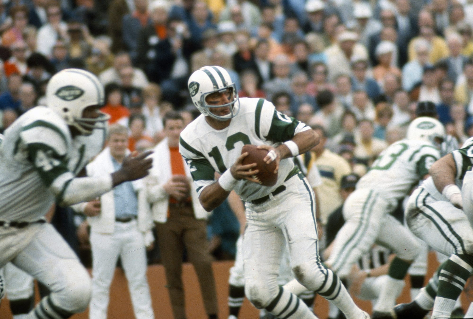 1969 Super Bowl III patch New York Jets vs Baltimore Colts SB 3 Joe Namath 