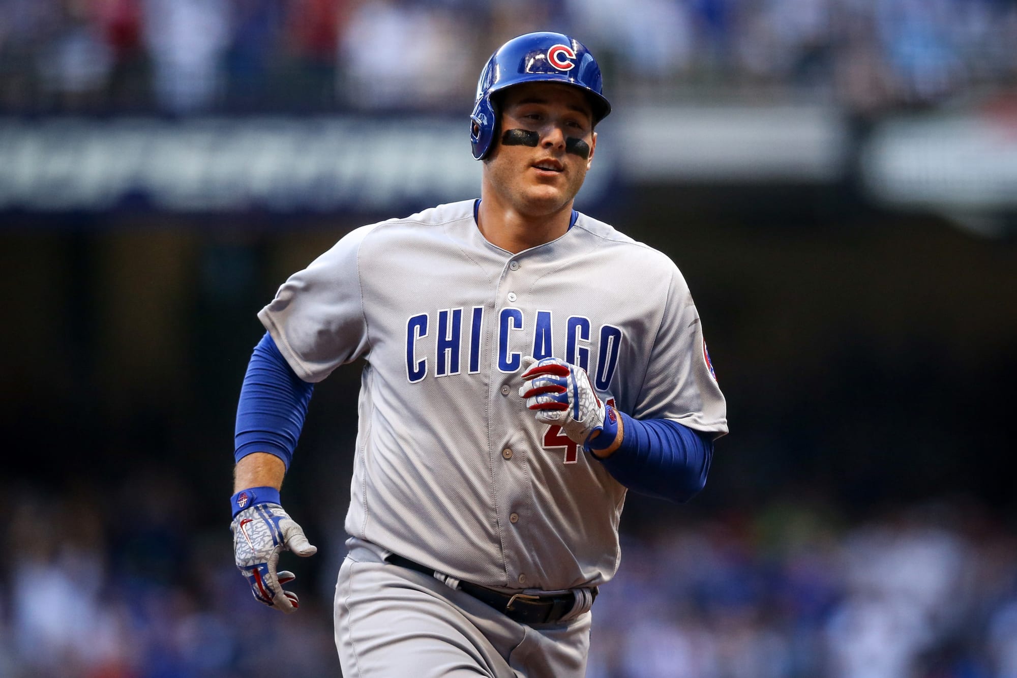 (Photo by Dylan Buell/Getty Images) Chicago Cubs’ first baseman Anthony...