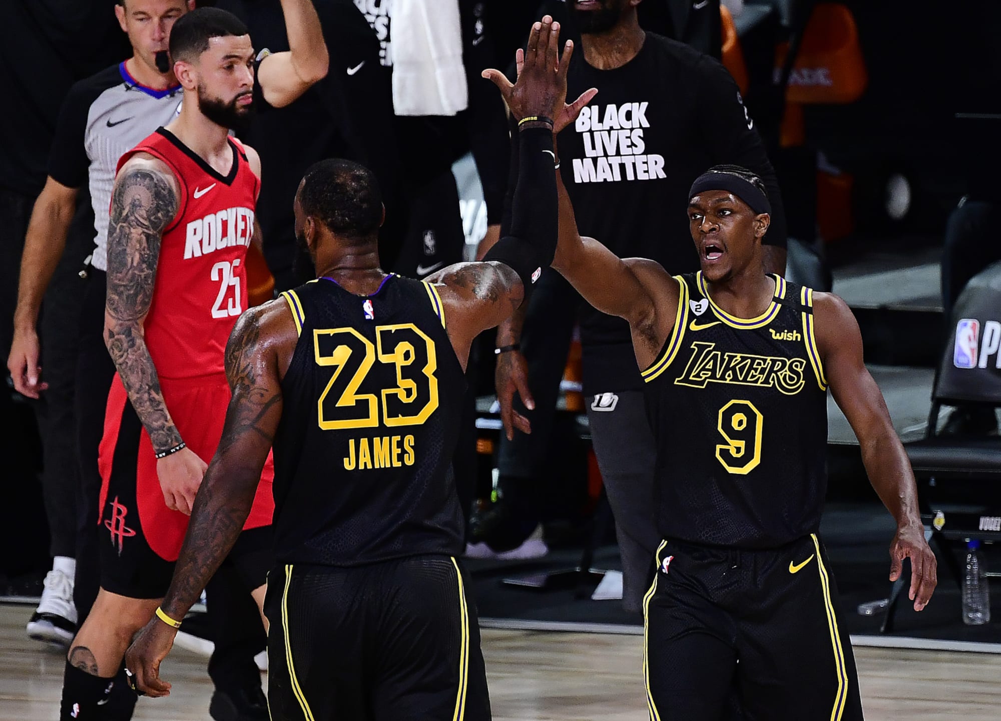 Rajon Rondo says he’s only on the Lakers because of Anthony Davis and LeBron thumbnail