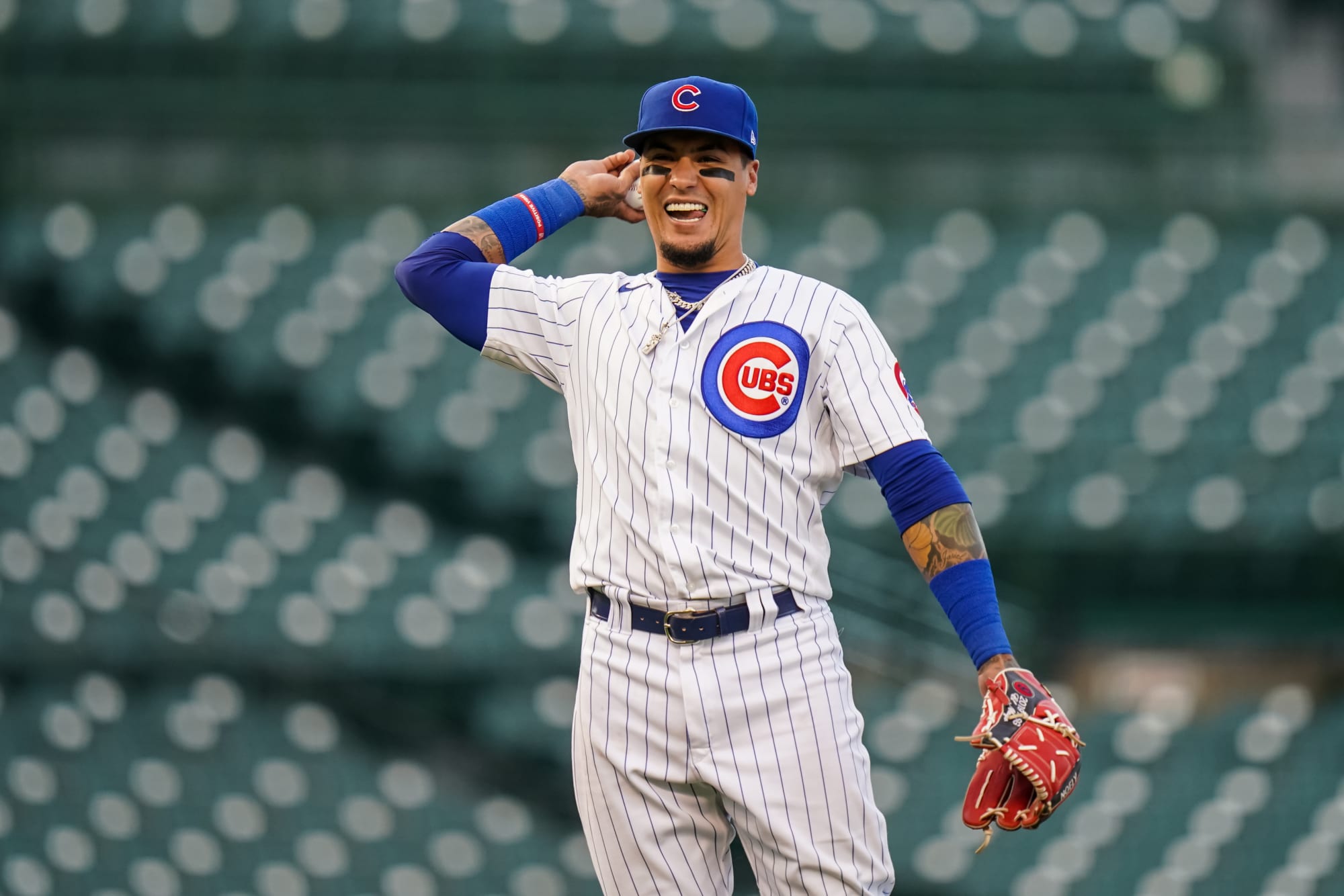 Javy Baez had an amazing slide into home Tuesday night. 