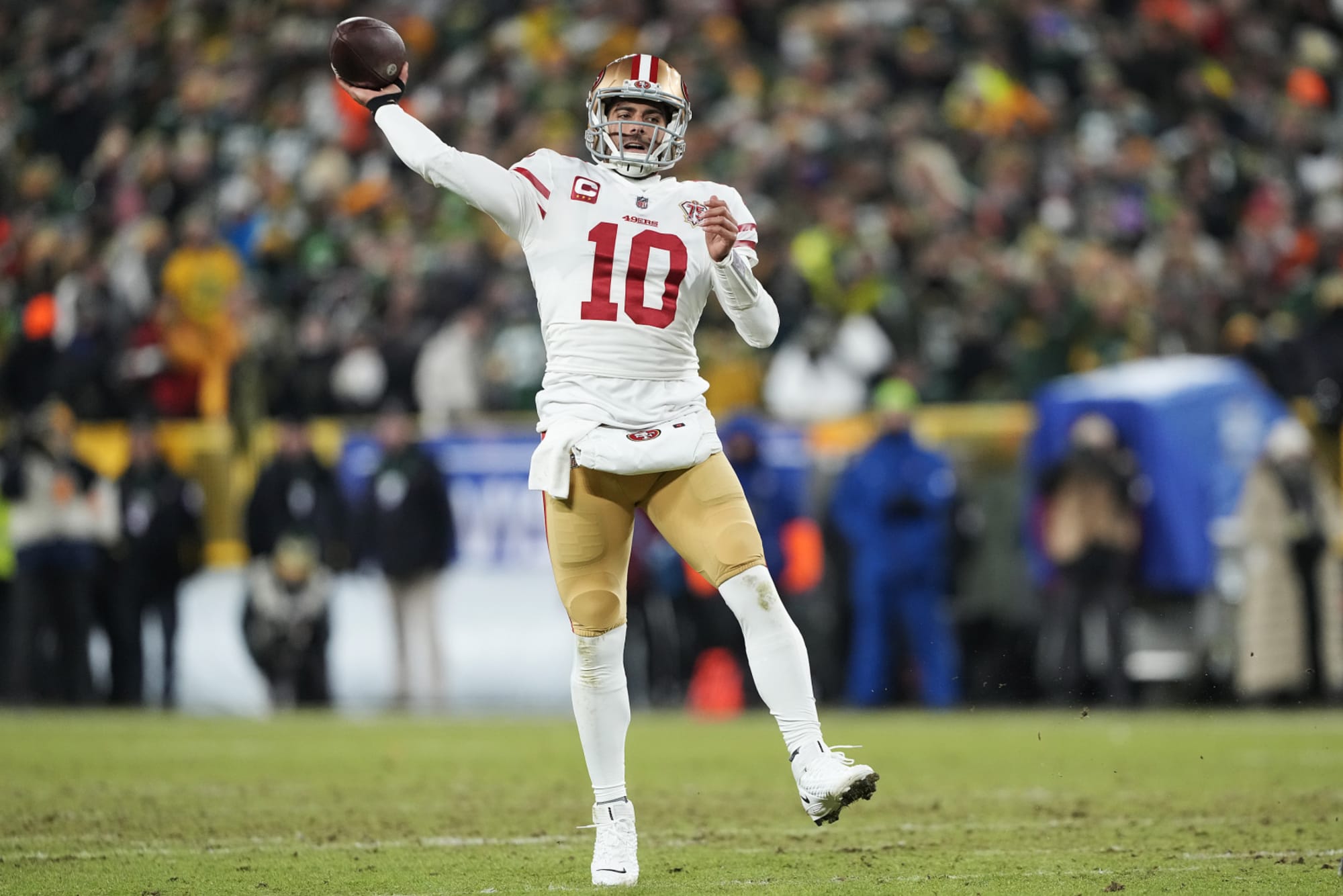 Jimmy G sent a vulgar NSFW message to Packers after NFC Divisional Round victory (Video) thumbnail