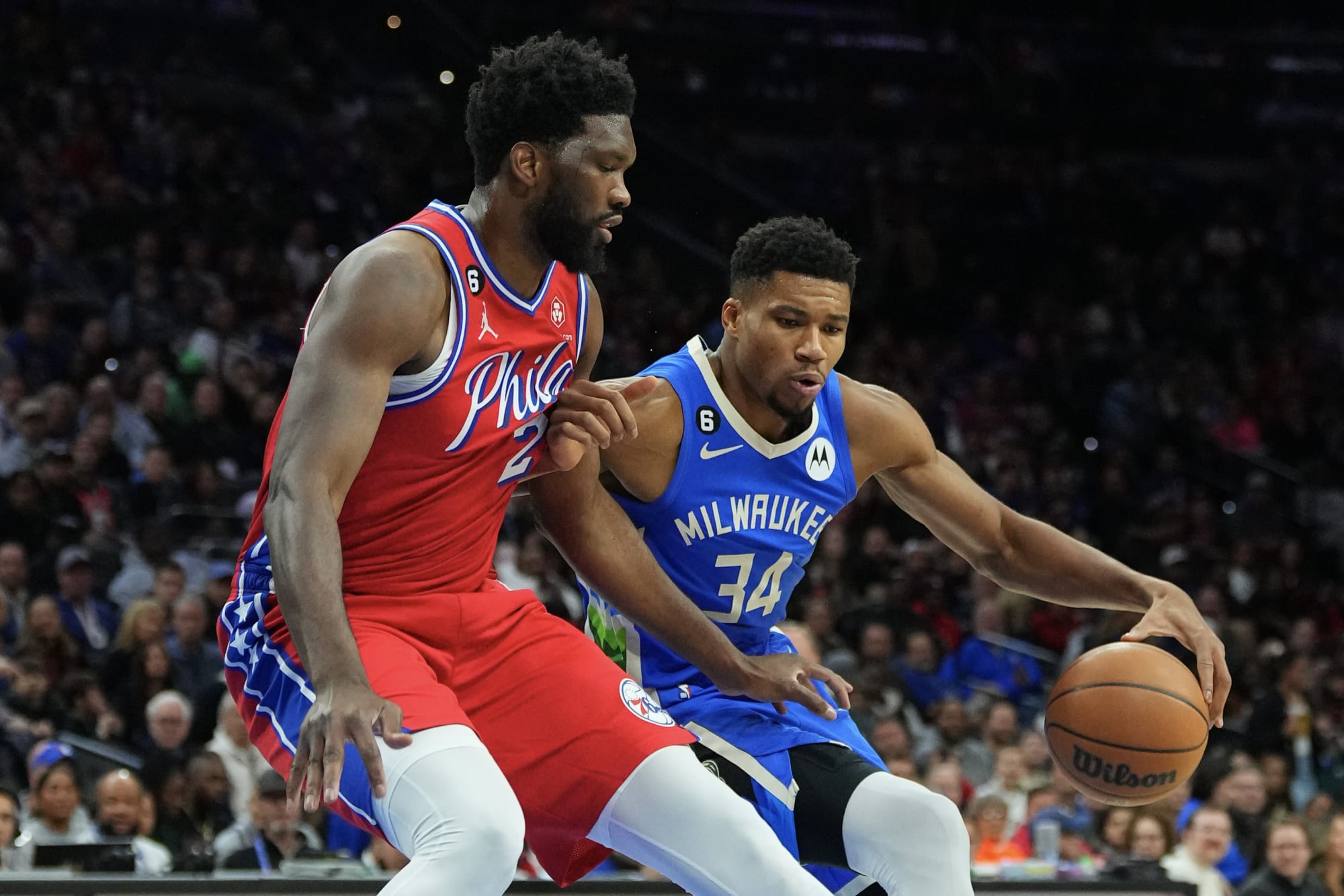 Twitter roasts Joel Embiid for 'dirty' foul on Giannis Antetokounmpo