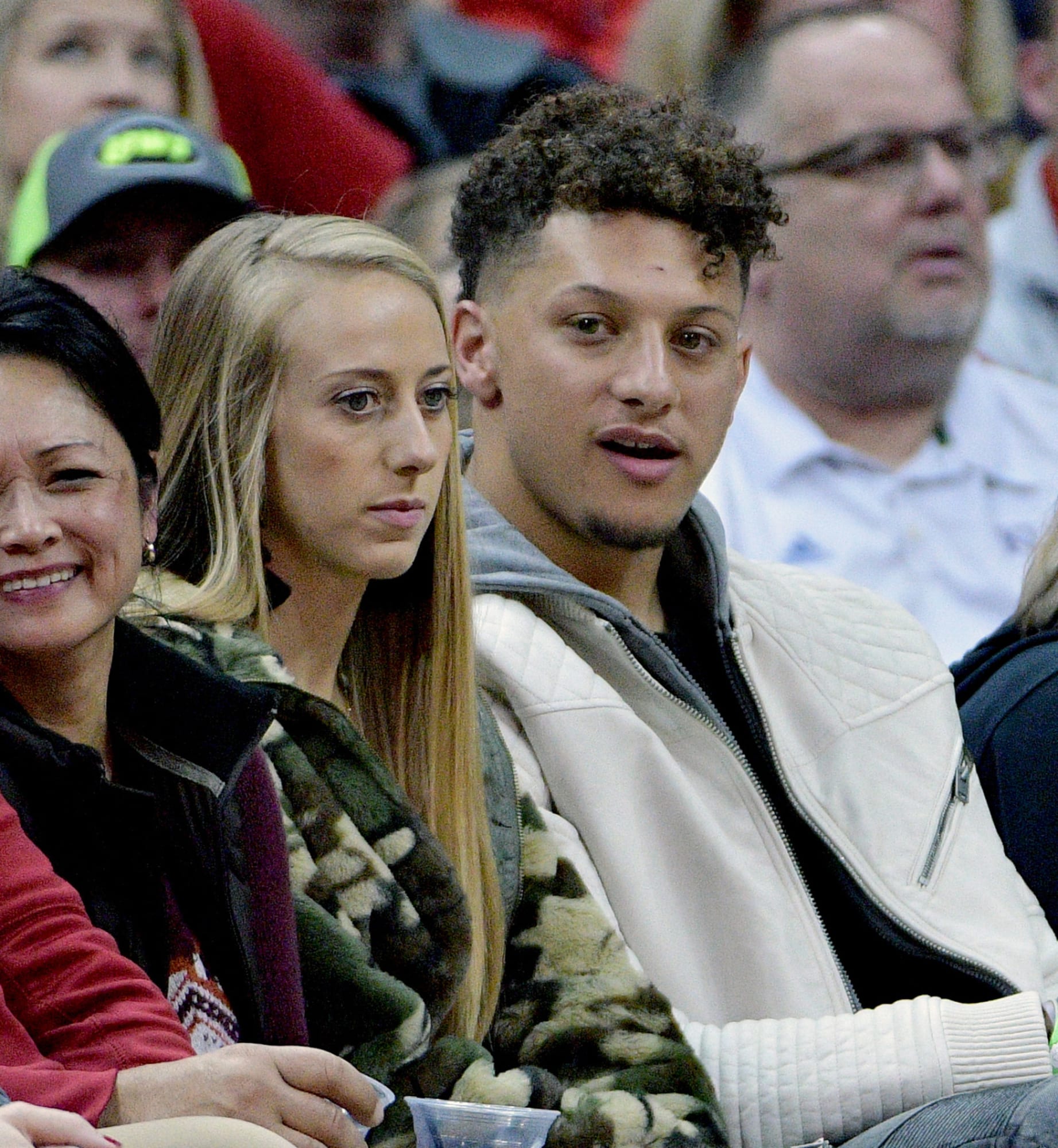 Patrick Mahomes fiancé Brittany Matthews reacting to Ronnie Harrison  shoving Chiefs coach is all of us | Flipboard