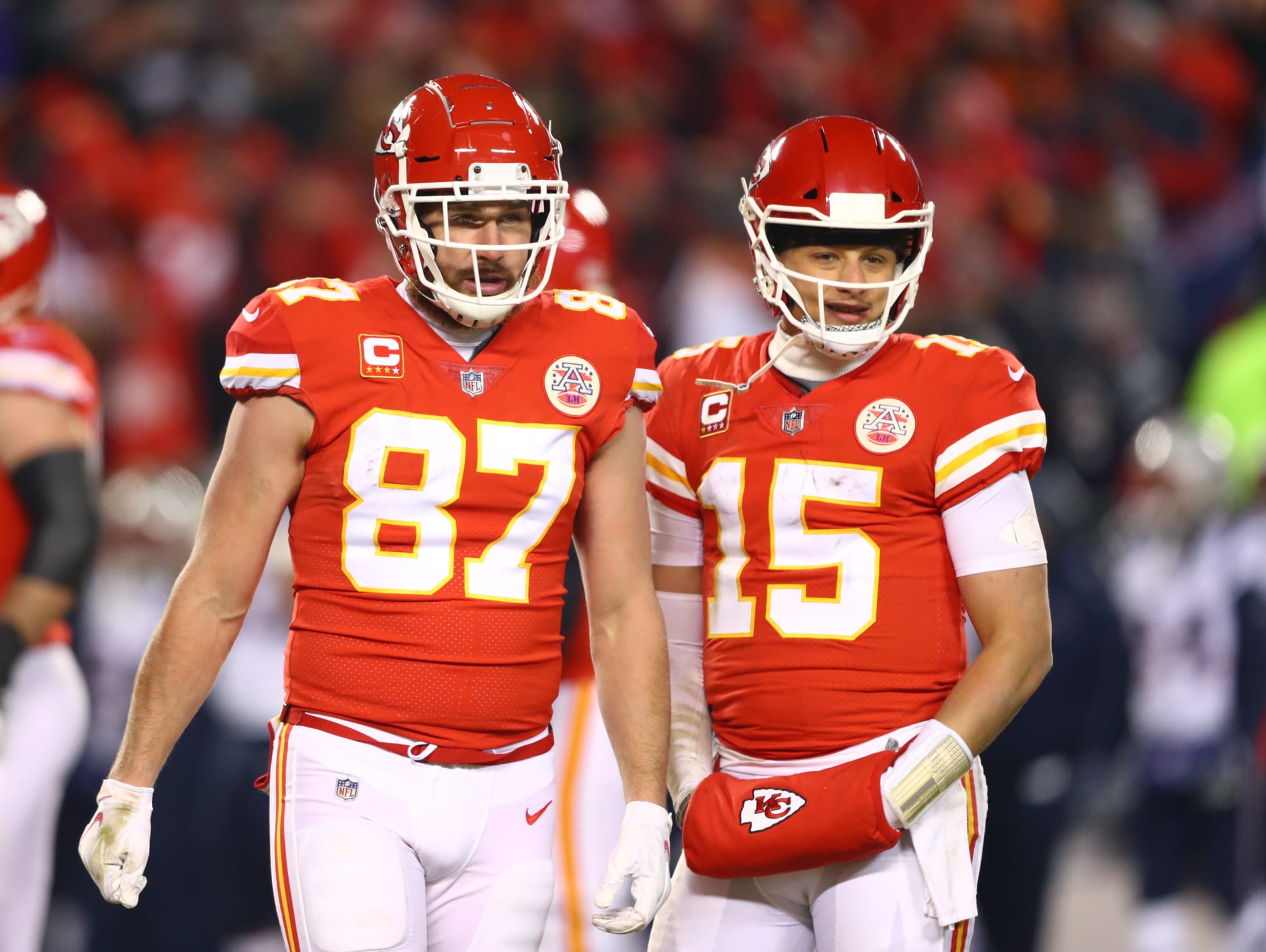 How Travis Kelce was calming force Patrick Mahomes needed in Chiefs final drive against Bills