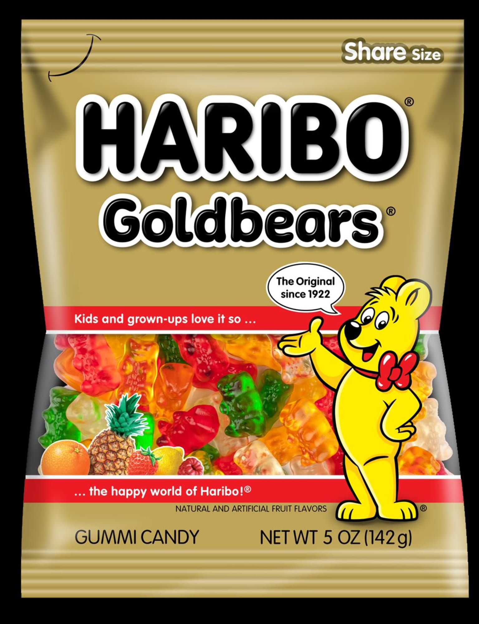 what flavor is the green gummy bear , what does the bear symbolize