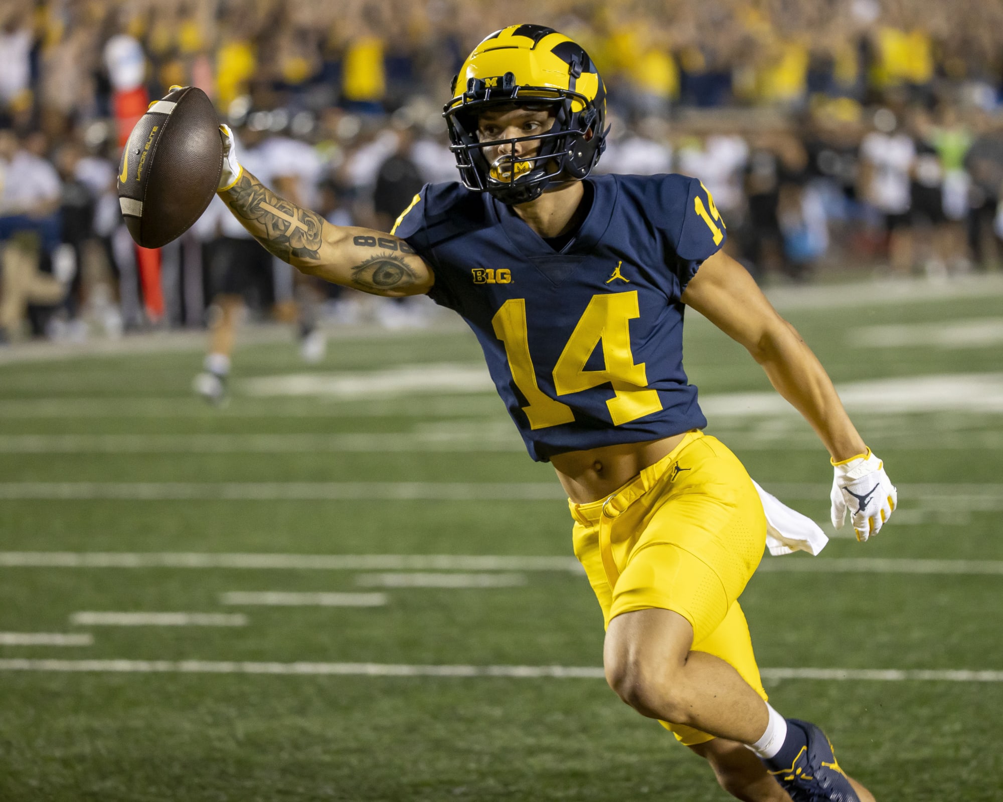 Predicting 2023 wide receiver depth chart for Michigan Football