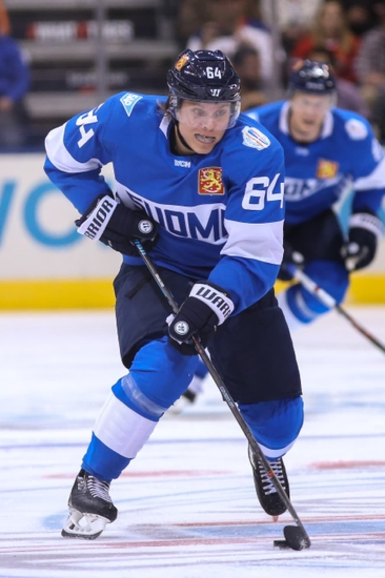 Team Finland 64 Mikael Granlund 2016 World Cup Of Hockey Light Blue Jersey