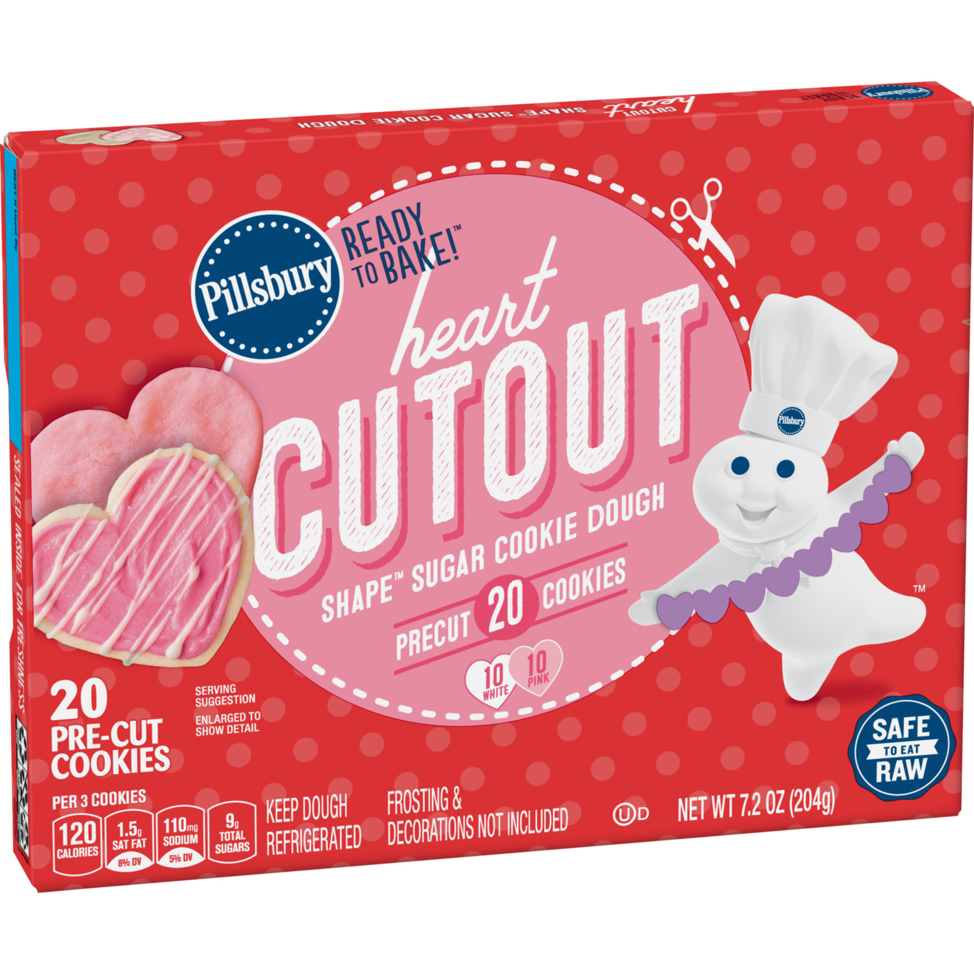Pillsbury Celebrating Valentine S Day With Two Ready To Bake Sugar Cookies