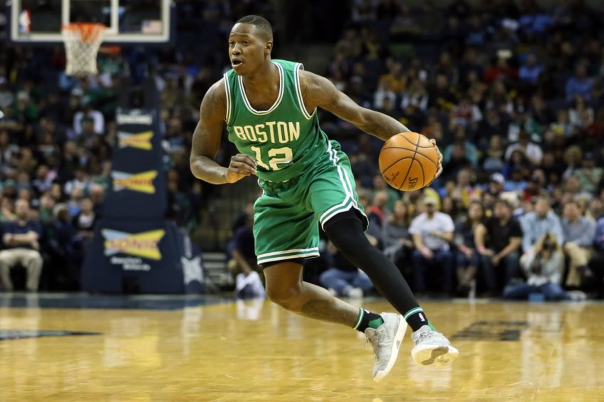 Lot Detail - 2016-17 Terry Rozier Game Worn Boston Celtics Home Jersey Worn  on April 16, 2017 Game 1 Eastern Conference Quarterfinals (NBA/MeiGray)
