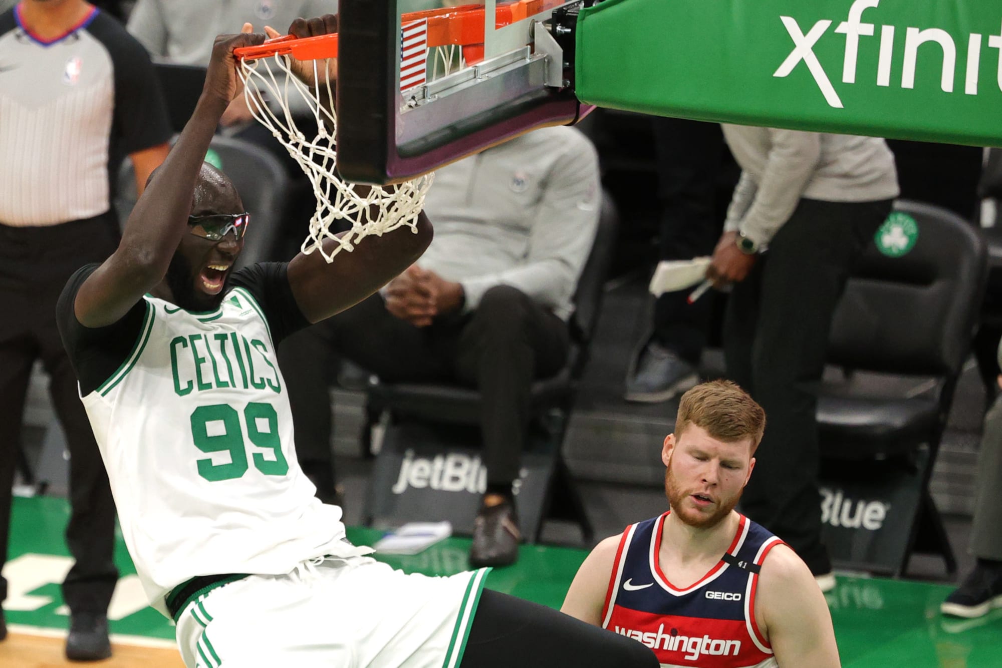 Tacko Fall Wingspan For The Standing Dunk