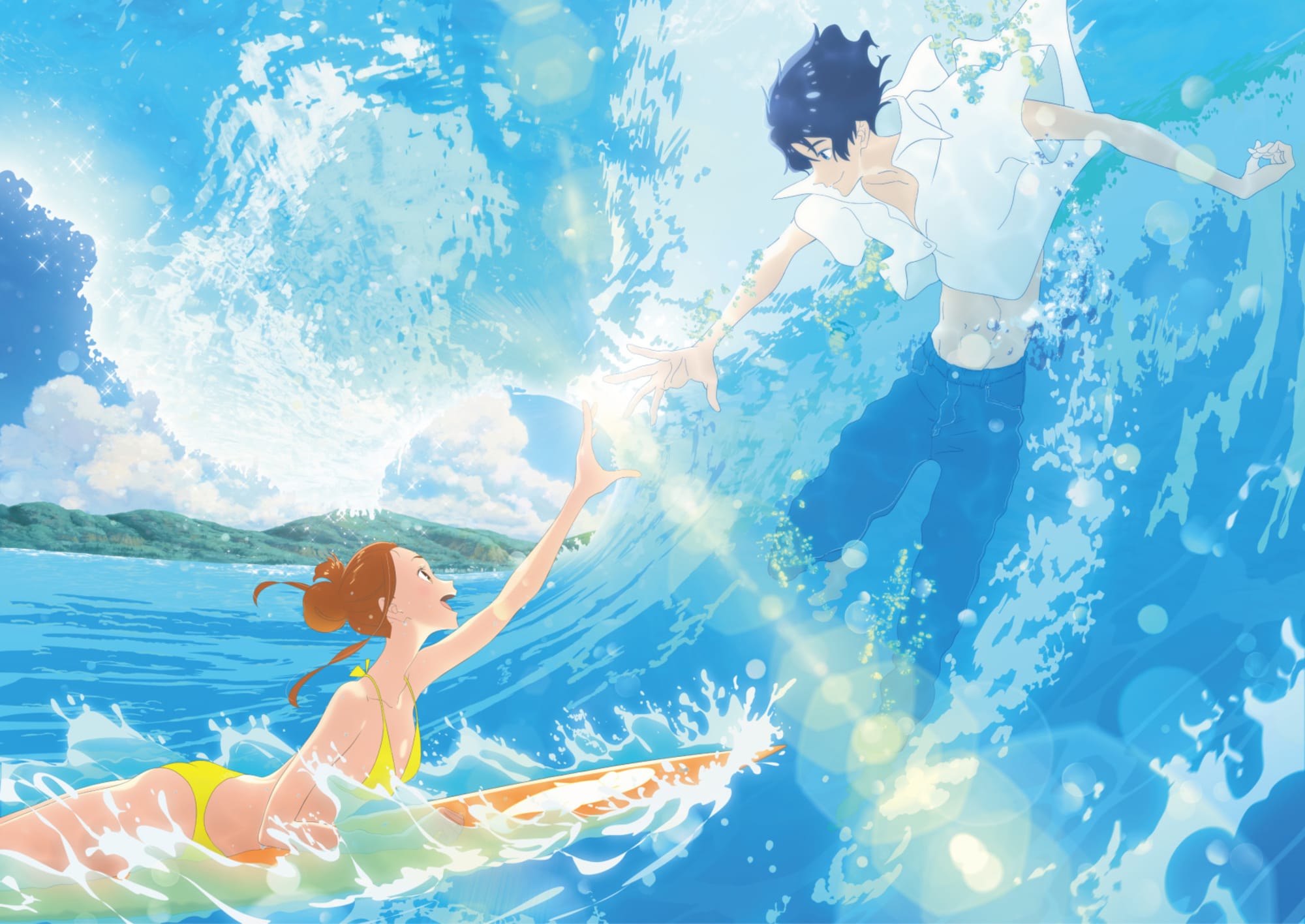 Anime Boy Underwater Wallpaper 4K HD PC 5720i