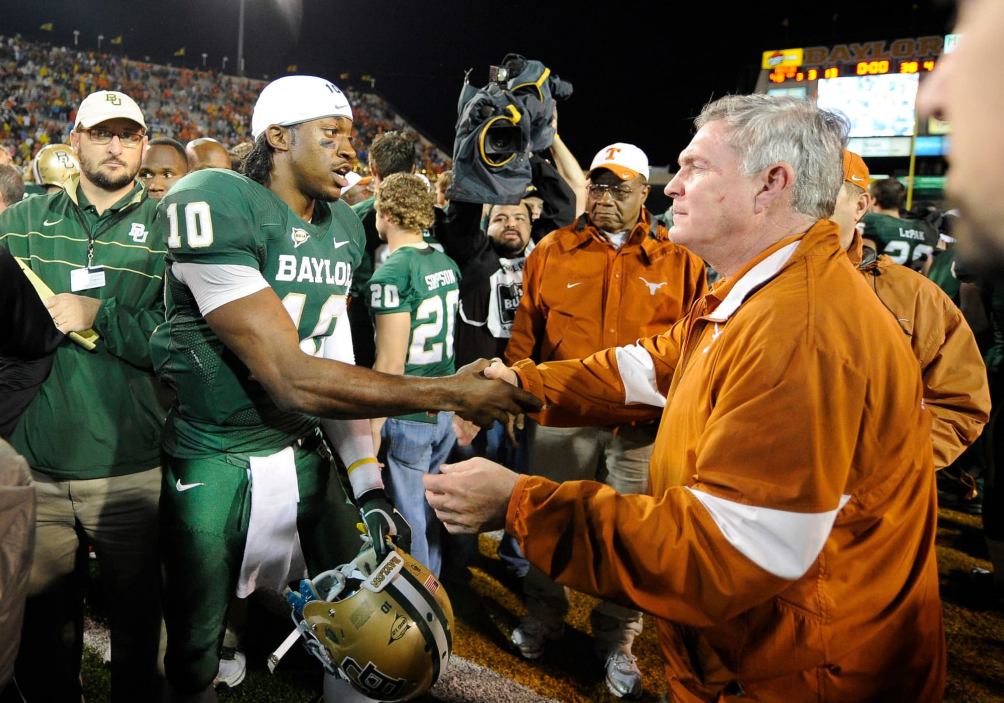 Did Robert Griffin III nearly play for Texas football?