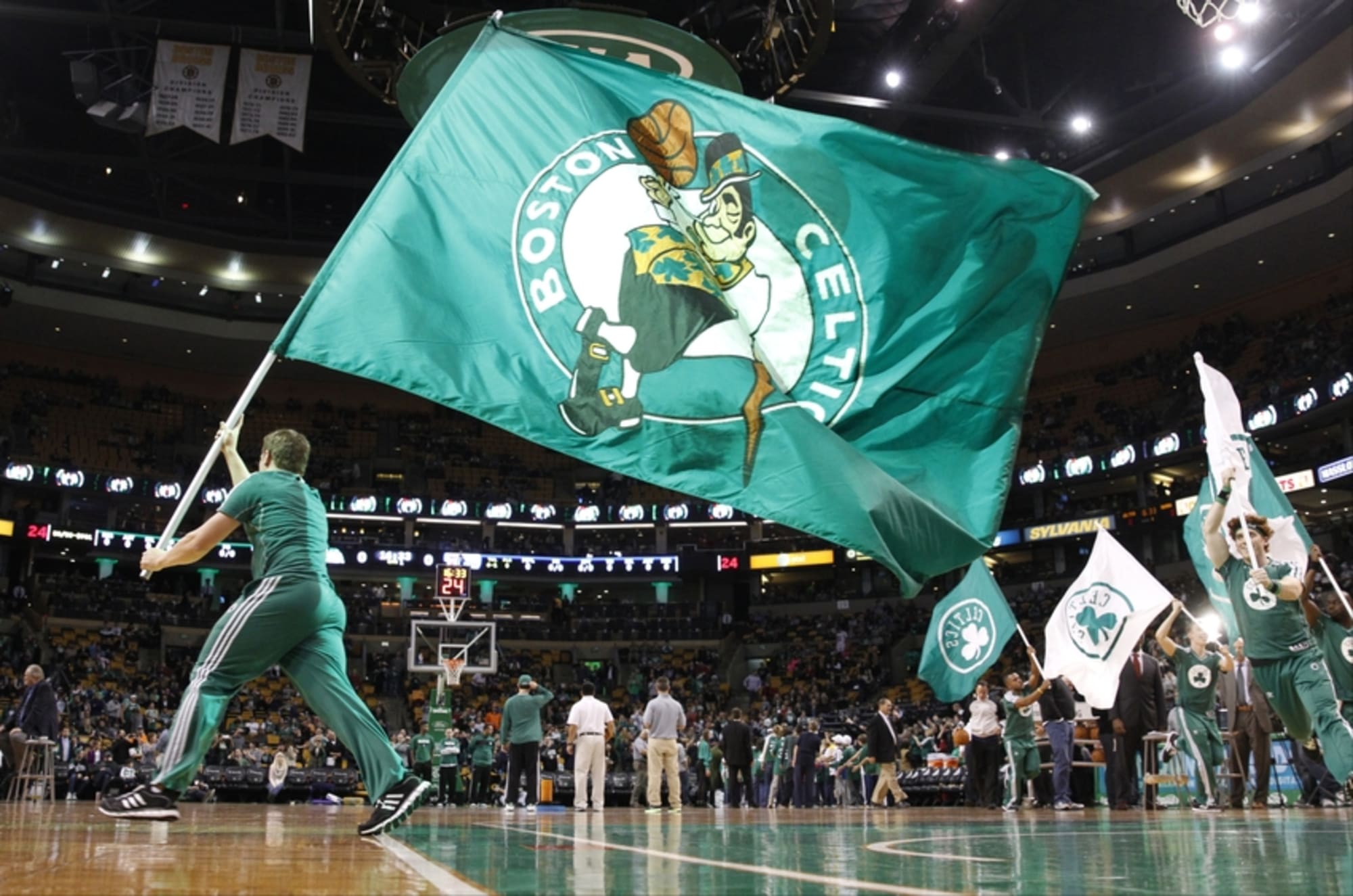 Boston Garden Fan Banners - Boston Celtics History