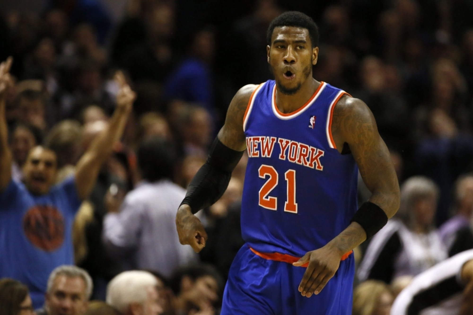 Iman Shumpert reacts to being traded to the Houston Rockets