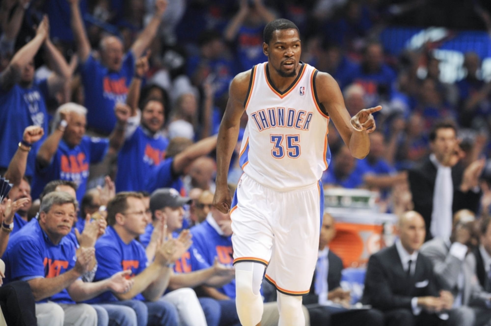 Thunder star Kevin Durant makes some noise in Boston - The Boston
