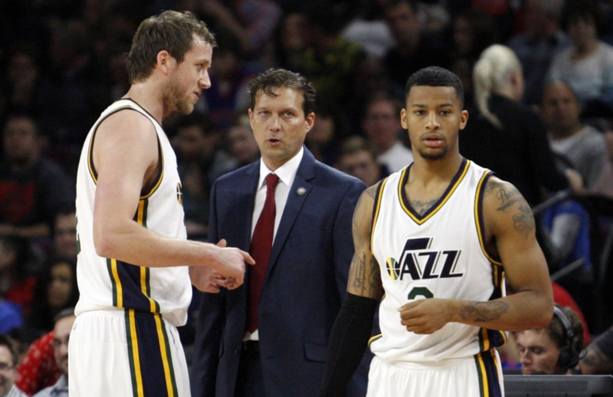 Trey Burke back in the NBA and, for a night, back in Utah