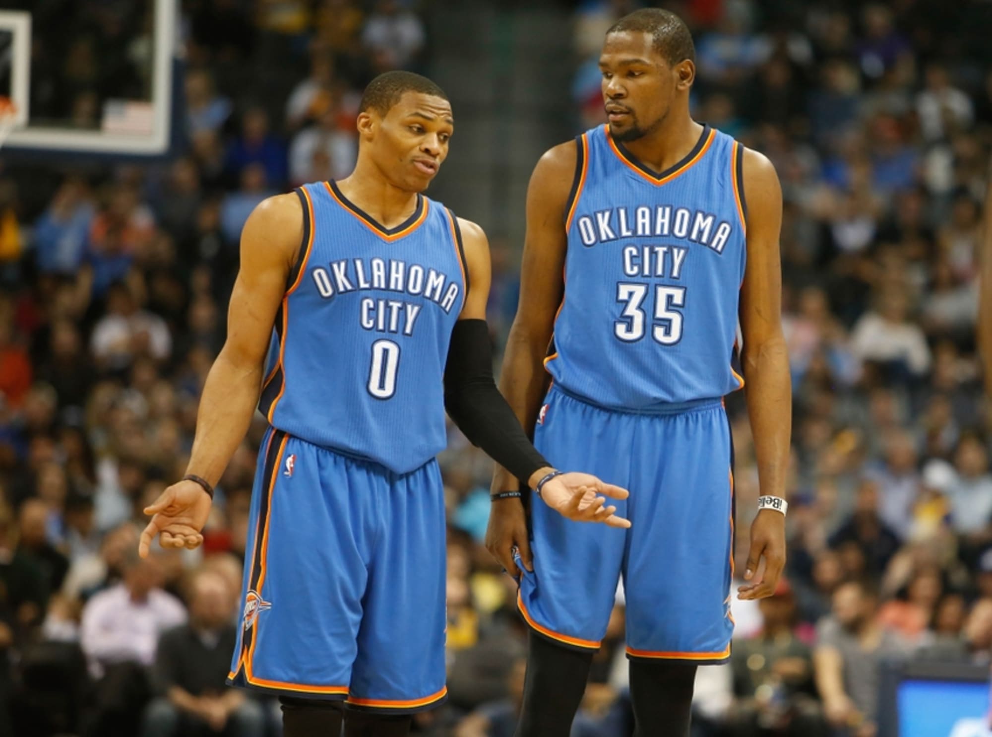 Kevin Durant and Russell Westbrook COMPLETE Career Resim On The 80s Seattle  Supersonics 