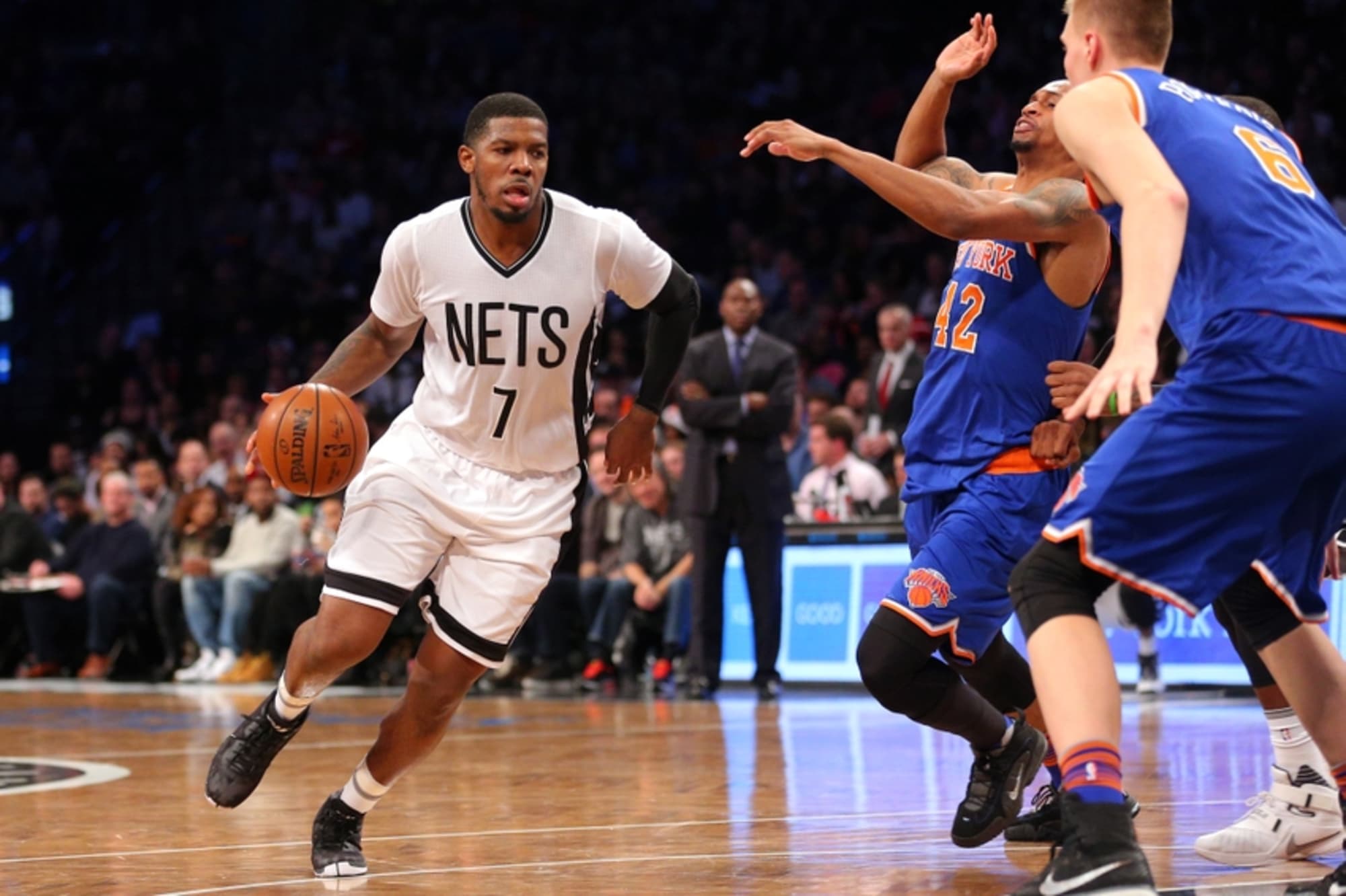 Joe Johnson - Brooklyn Nets - Game-Worn Jersey - Kia NBA Tip-Off '15 - 1st  Half Only