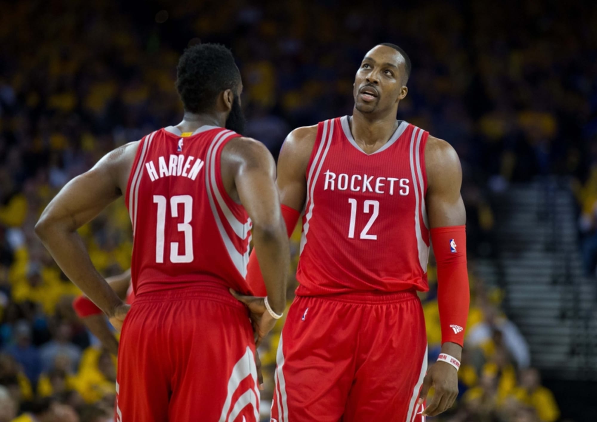 Dwight Howard of Houston Rockets tells critics of bench not celebrating  James Harden's shot to 'shut up' - ESPN