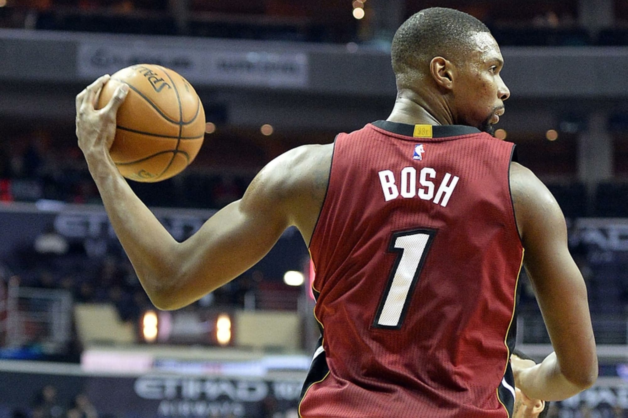 Chris Bosh - Miami Heat - Game-Issued Jersey - 2015-16 Playoffs