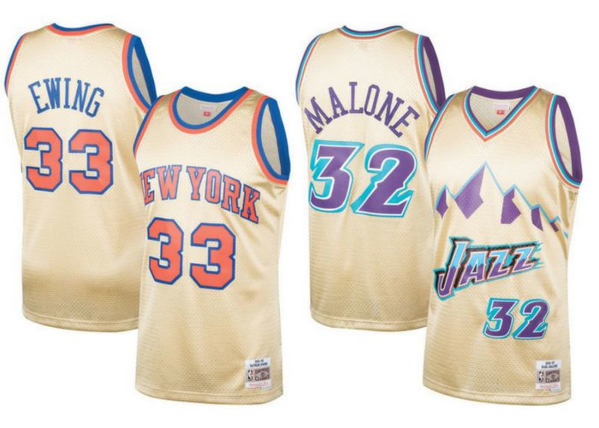Couple of the new @mitchellandness Hardwood Classics that have hit the  stores this week! #nbajerseys #nba #mitchellandness…