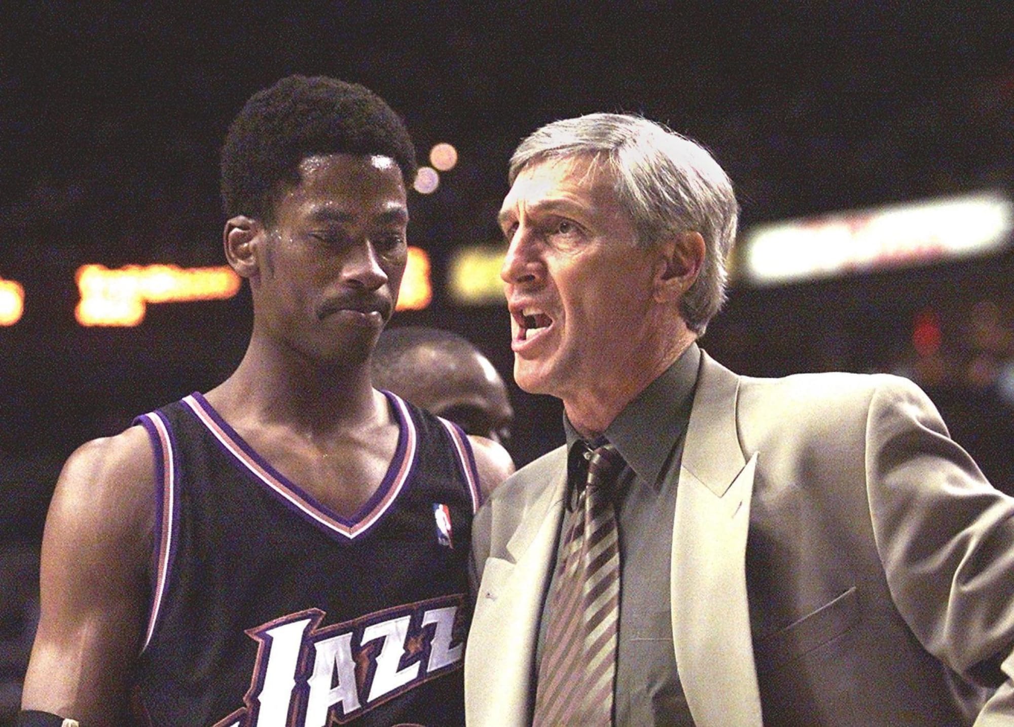 Jazz honor Jerry Sloan with tribute patch on jerseys and warm-ups